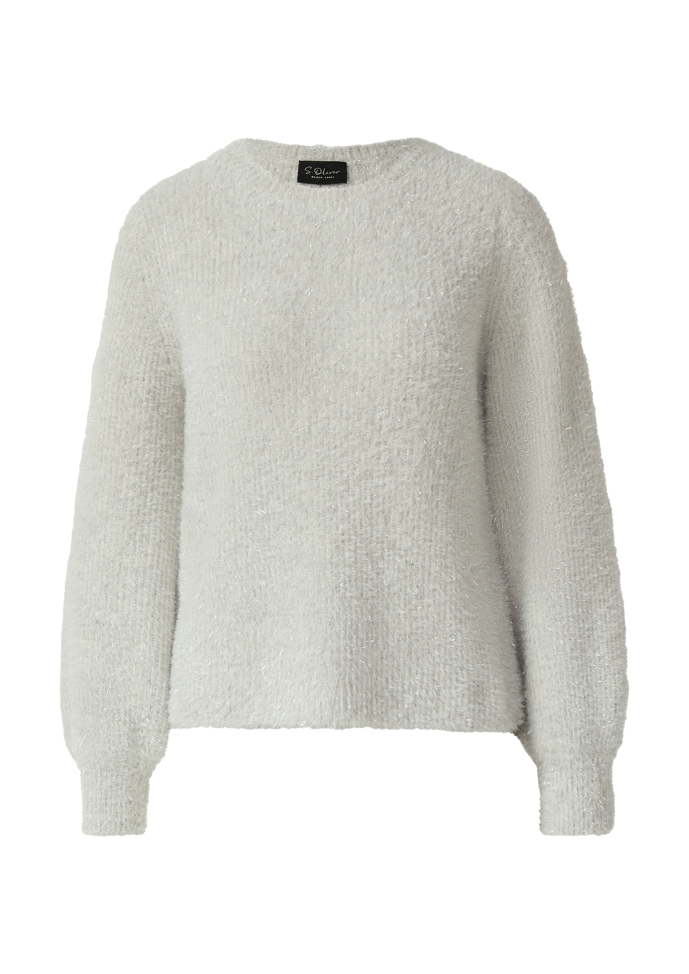 s.Oliver BLACK LABEL Pull en tricot avec bord-côte côtelé
