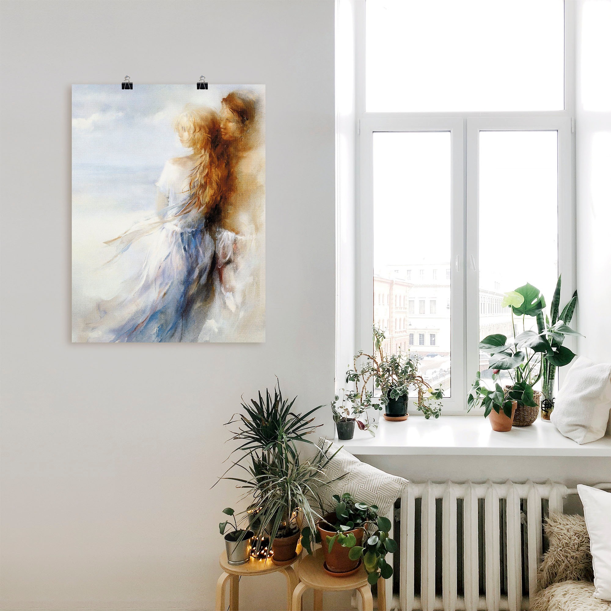 Artland Wandbild »Zusammen« Paar 1 Stk. tlg. als Leinwandbild, Poster in verschied. Grössen