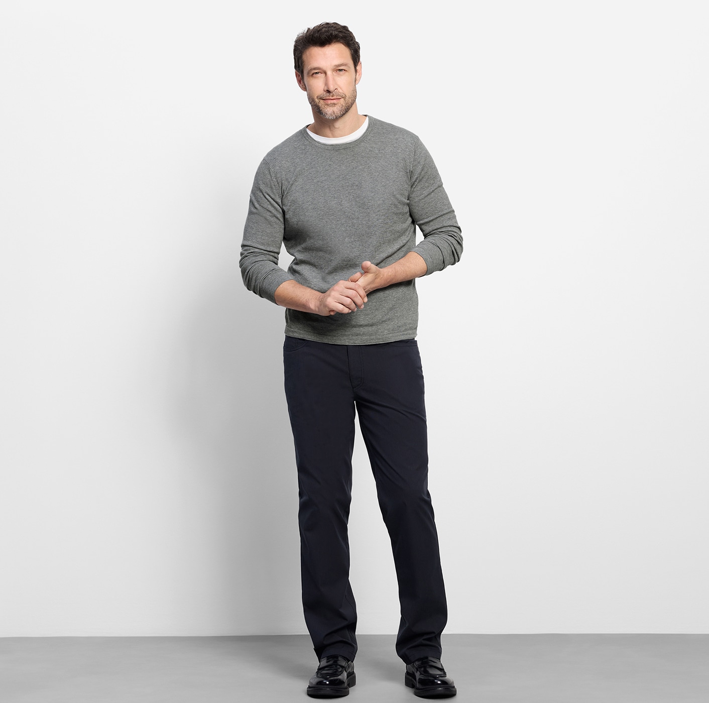 OLYMP Pull à col rond »OLYMP Strick Casual« col rond