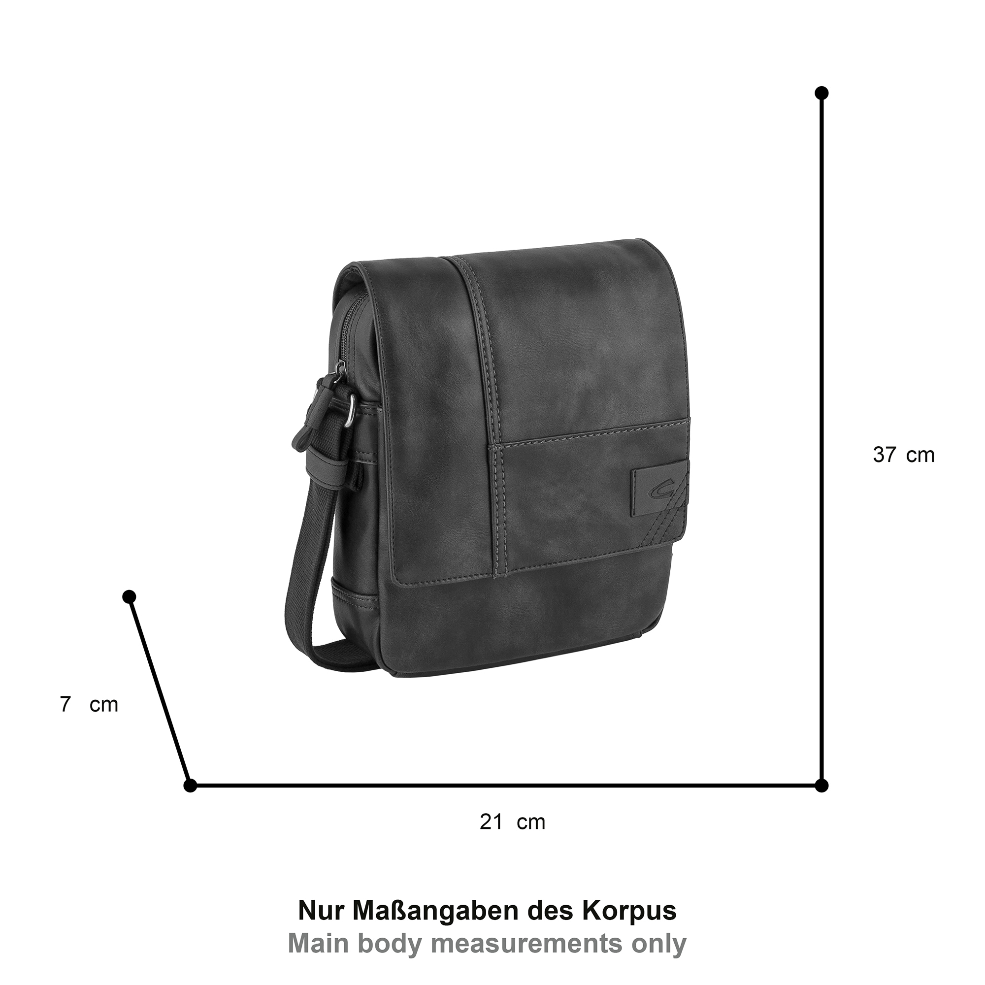 camel active Sac à bandoulière »Laos« praktisch funktionaler Alltagsbegleiter mit vielen sportlichen Details