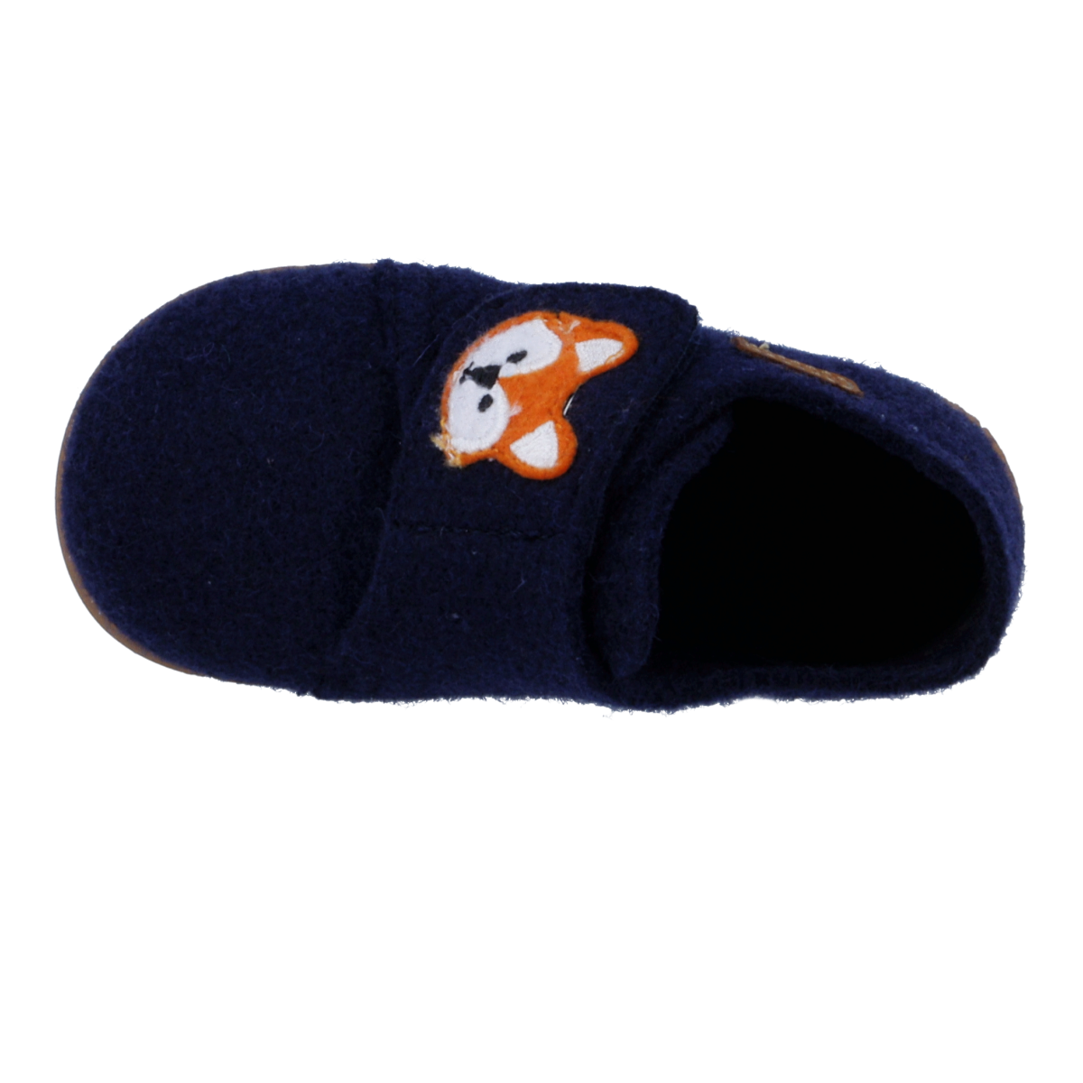 Richter Hausschuh »Filzi (Felt)«  Klettschuh mit Aufnäher, Grössenschablone zum Download