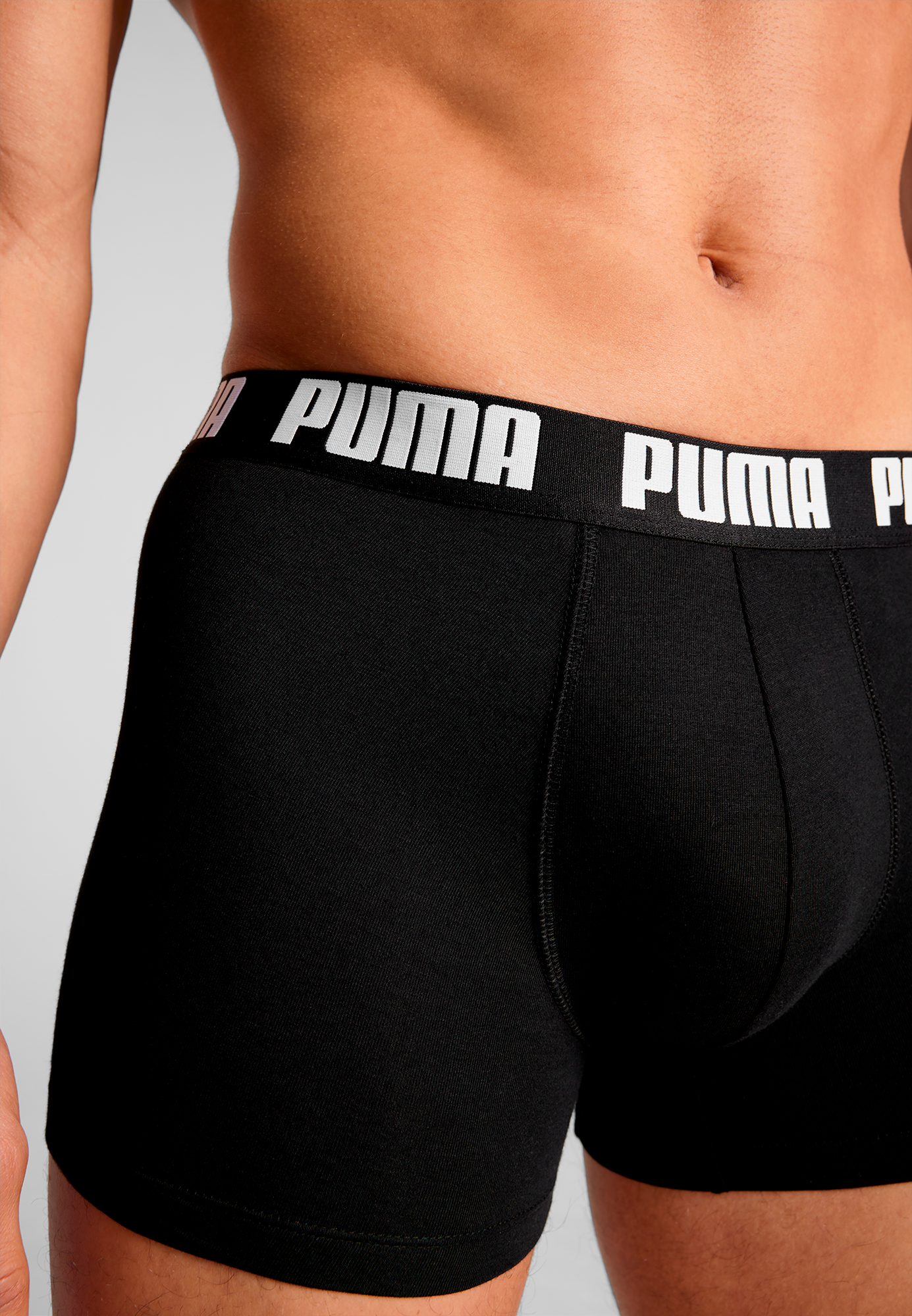PUMA Boxers »PUMA MEN EVERYDAY BASIC BOXERS 2P« 2er Pack,  mit Logobund