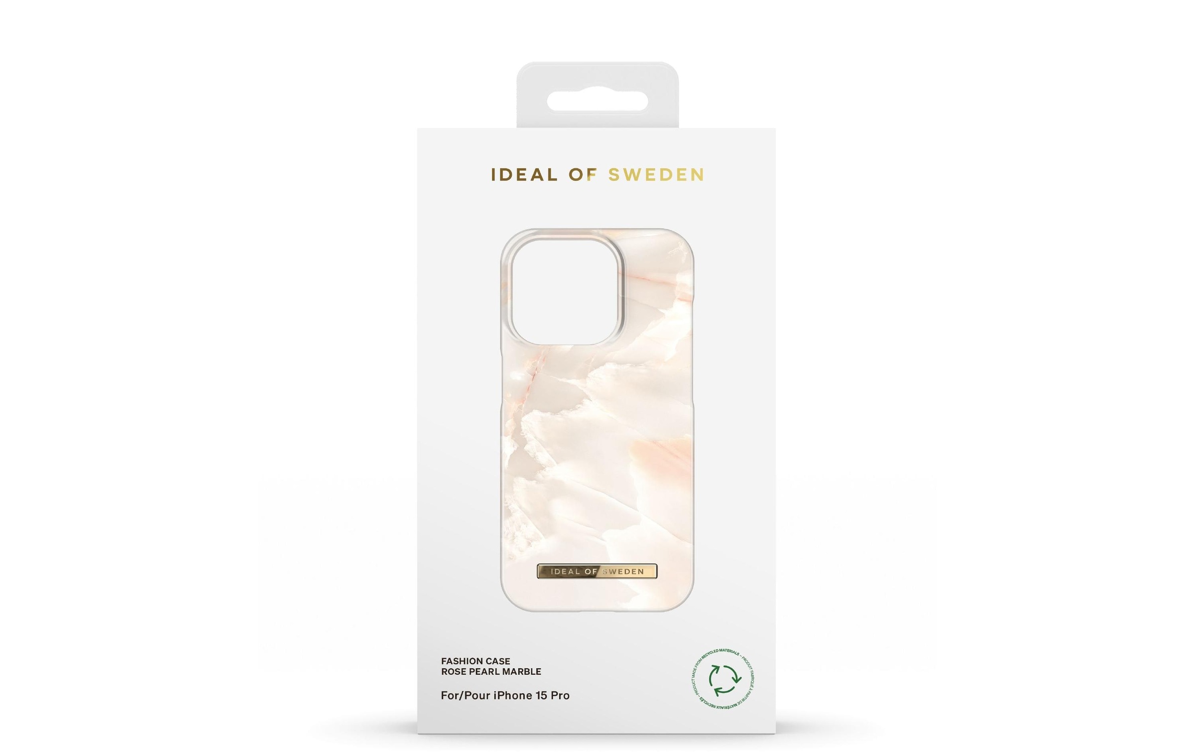 iDeal of Sweden Smartphone-Hülle »Rose Pearl Marble iPhone 15 Pro«