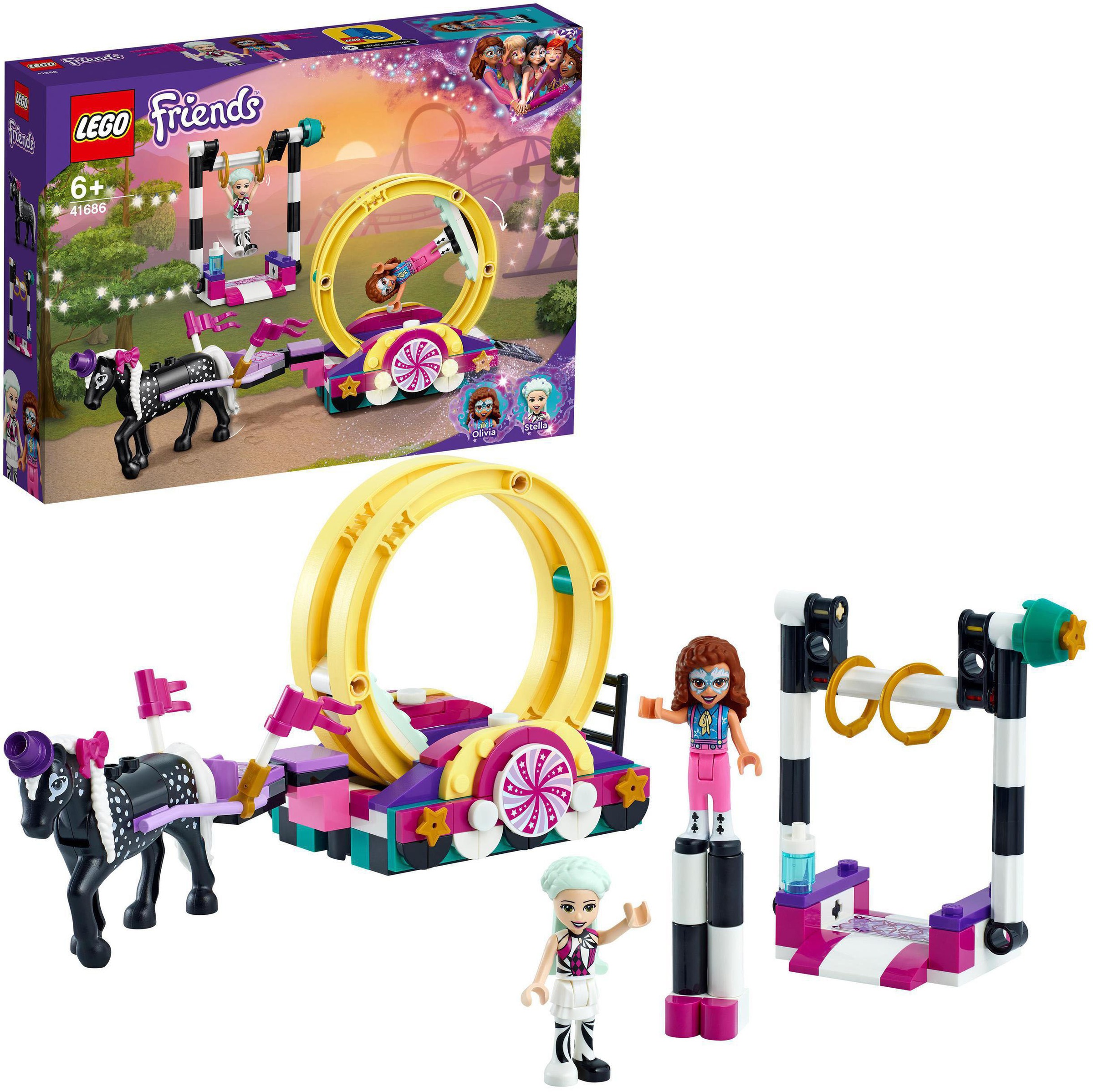 Image of LEGO® Konstruktionsspielsteine »Magische Akrobatikshow (41686), LEGO® Friends«, (223 St.), Made in Europe bei Ackermann Versand Schweiz
