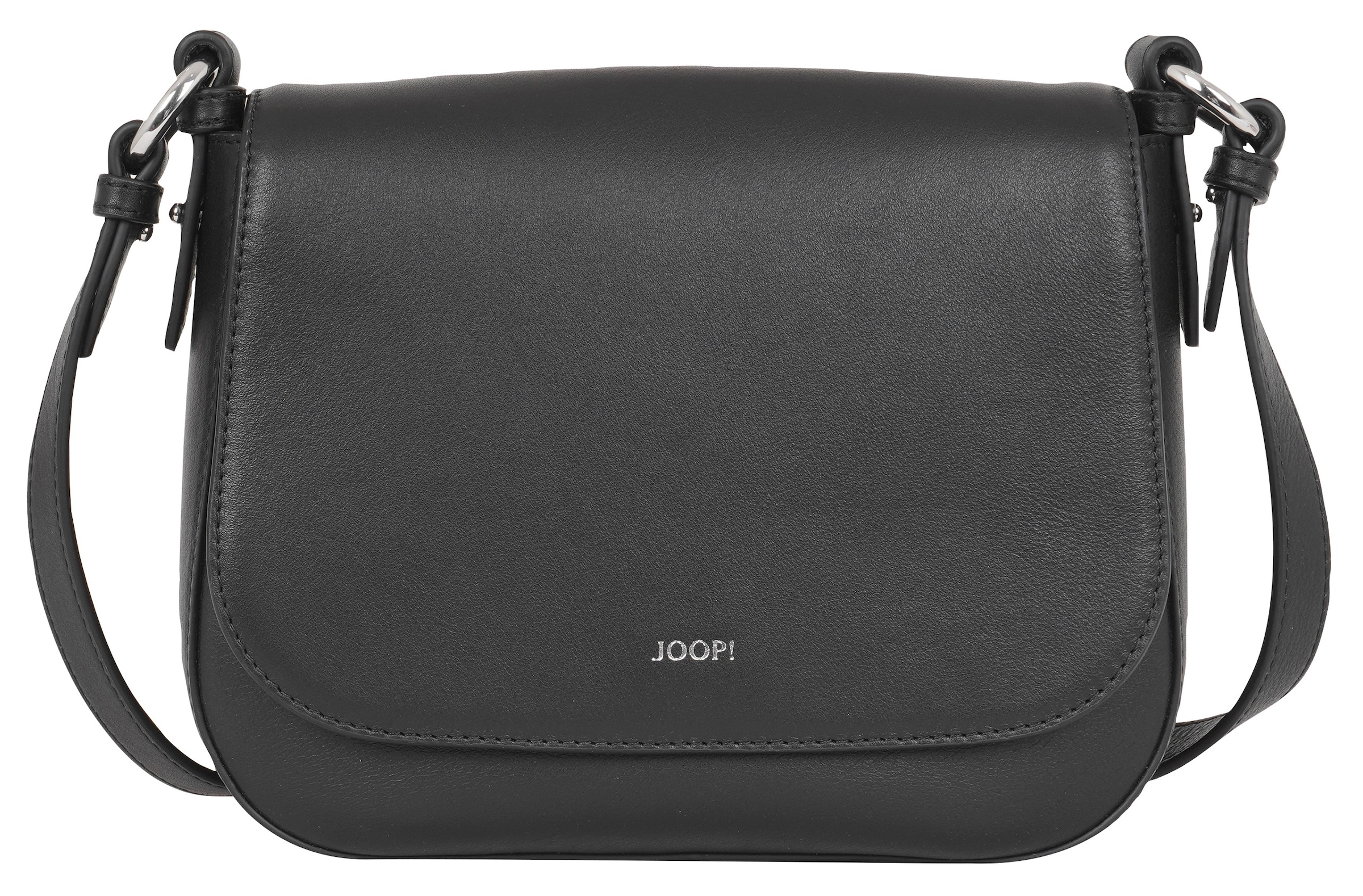 Image of JOOP Schultertasche "sofisticato 1.0 esmera shoulderbag shf" aus Rindsleder, mit verstellbarem Schulterriemen, Querformat