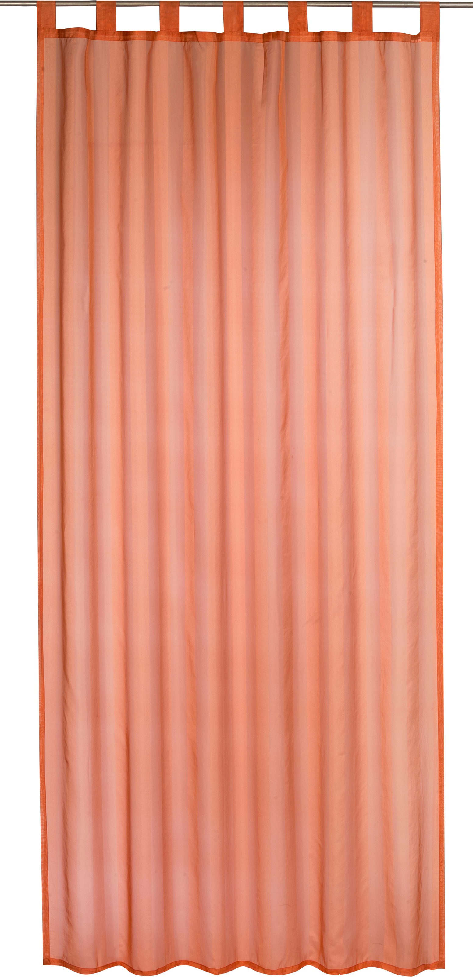 Image of ELBERSDRUCKE Gardine »Streifenvoile«, (1 St.), Schlaufenschal mit Kräuselband Streifenvoile 245x140 cm transparent bei Ackermann Versand Schweiz