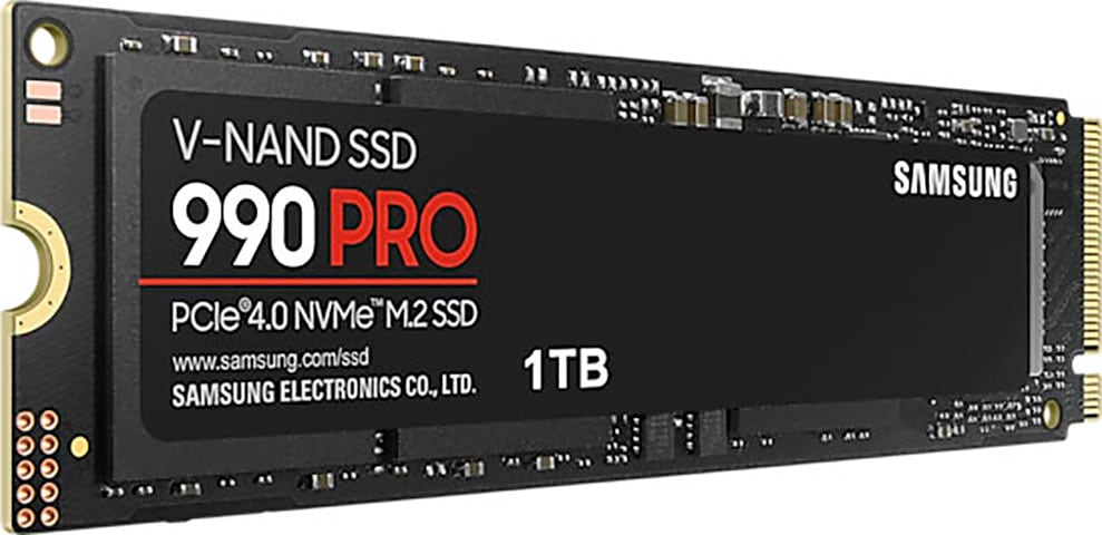Samsung interne SSD »990 PRO NVMe™ M.2«, Anschluss PCIe Gen 4.0 x4
