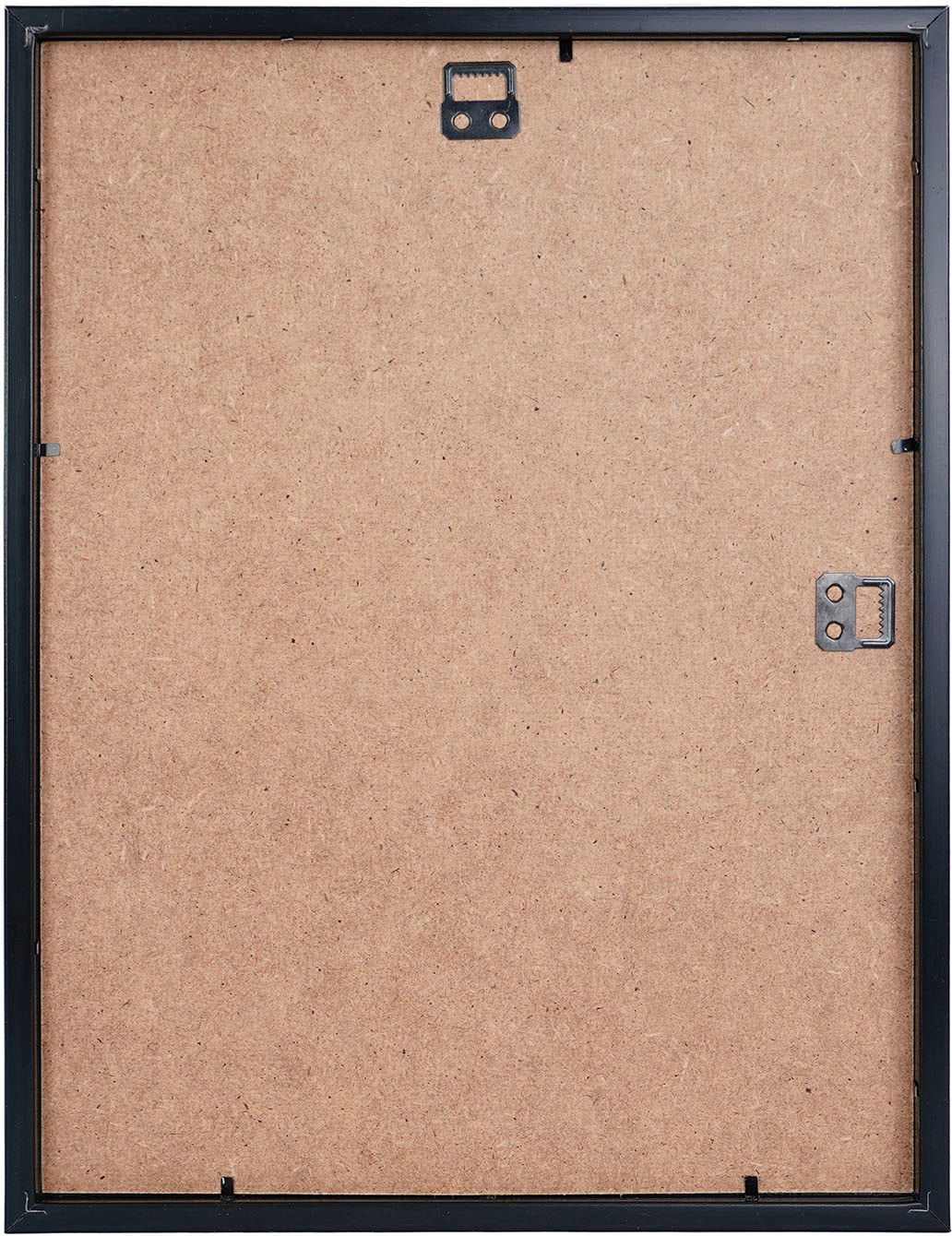 queence Bild »Avant-Garde II« Abstrakt | Kunst | Schriftzug | Schwarz-Weiss 1 Stk. tlg. gerahmt