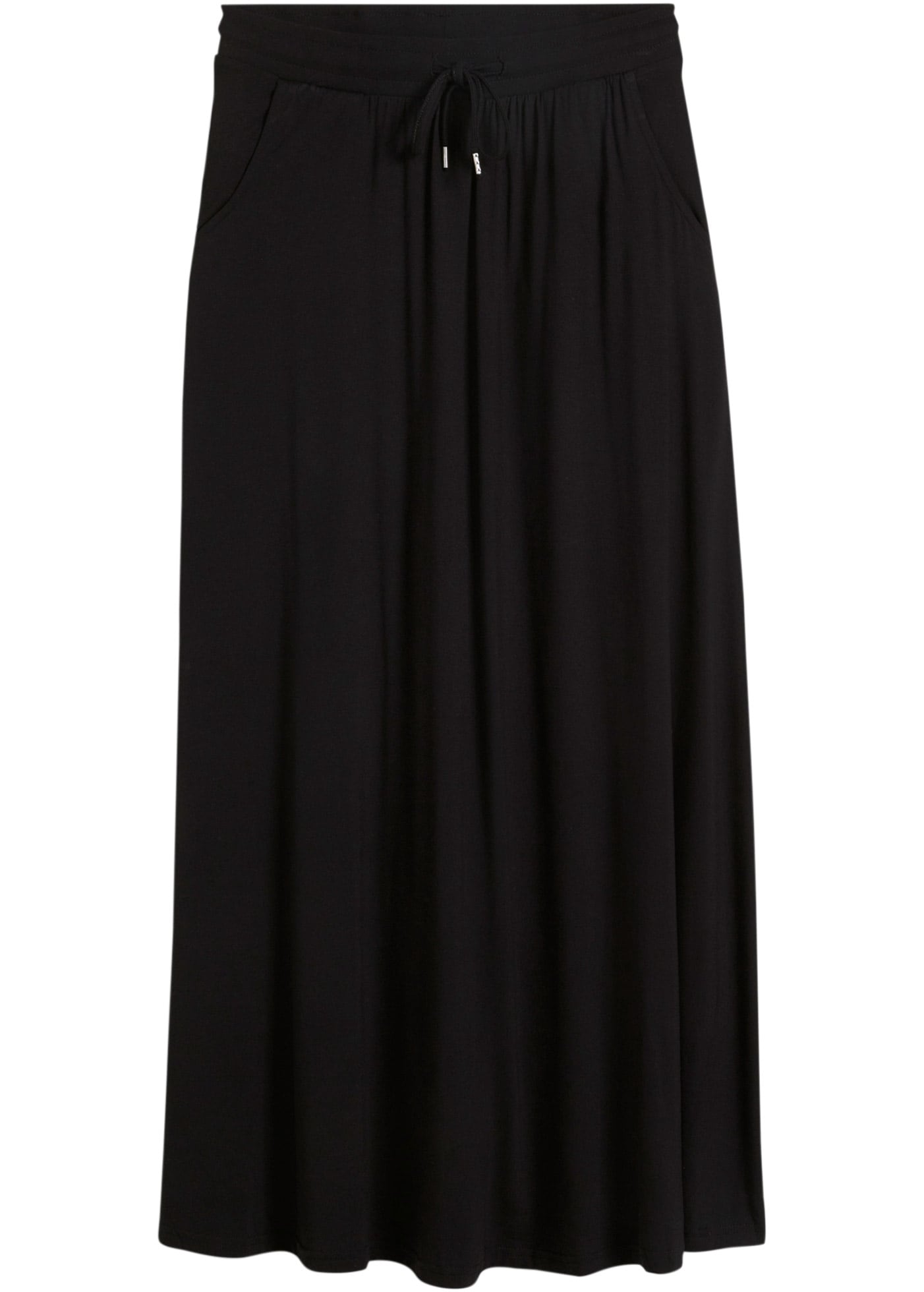 bonprix Jupe en jersey »Jersey Rock aus Viskose-Mix« aus Viskosemischung, lockere Passform, unifarbene Optik