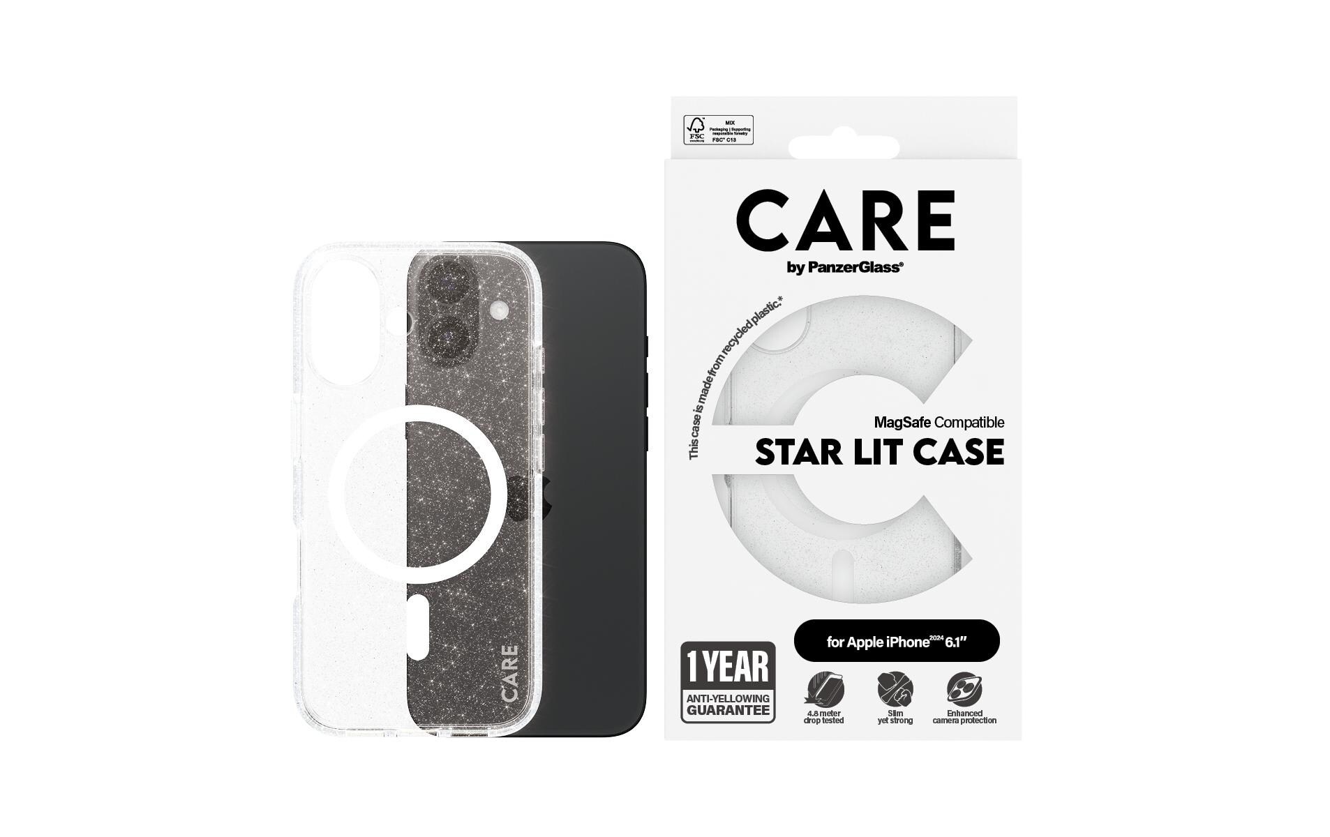 CARE by PanzerGlass Backcover »Flagship Star Lit iPhone 16«, iPhone 16