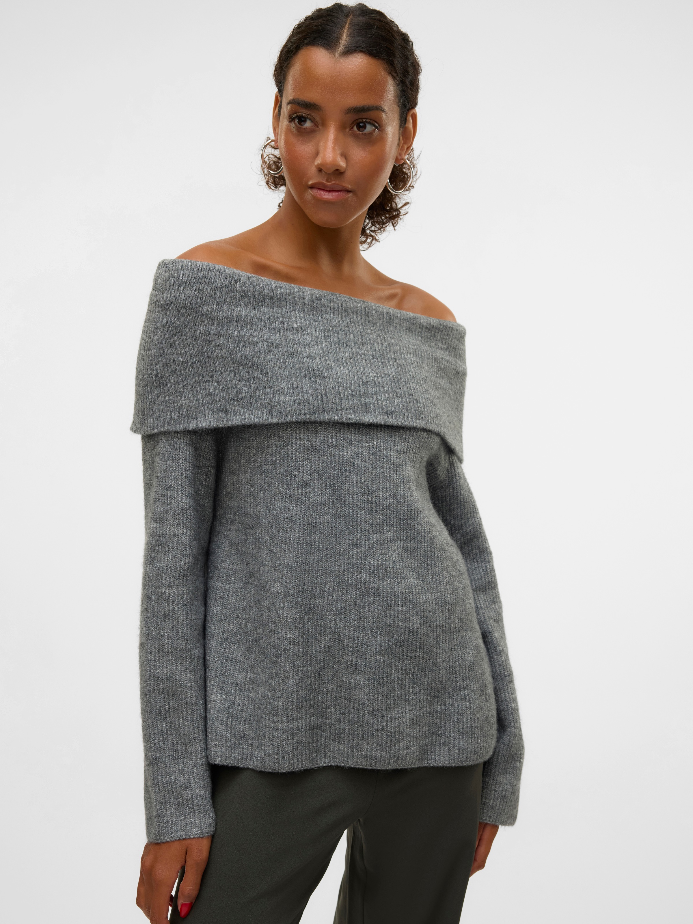 Image of Vero Moda Strickpullover "VMERA LS OFF SHOULDER PULLOVER GA NOOS"