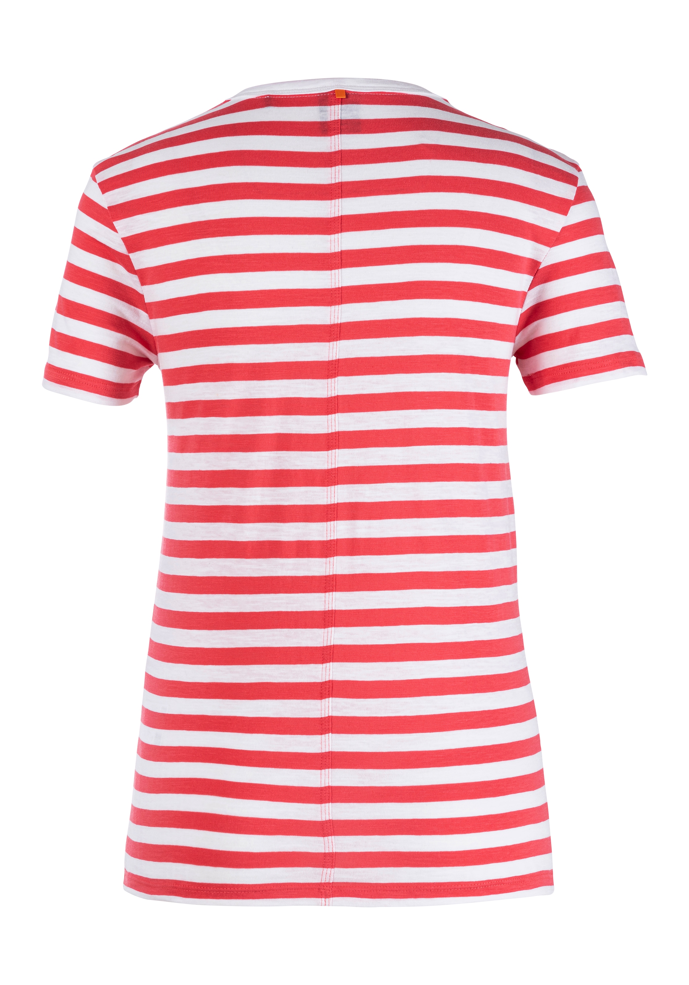 BOSS ORANGE T-Shirt »C_Esla_Striped Premium Damenmode«, im gestreiften Design