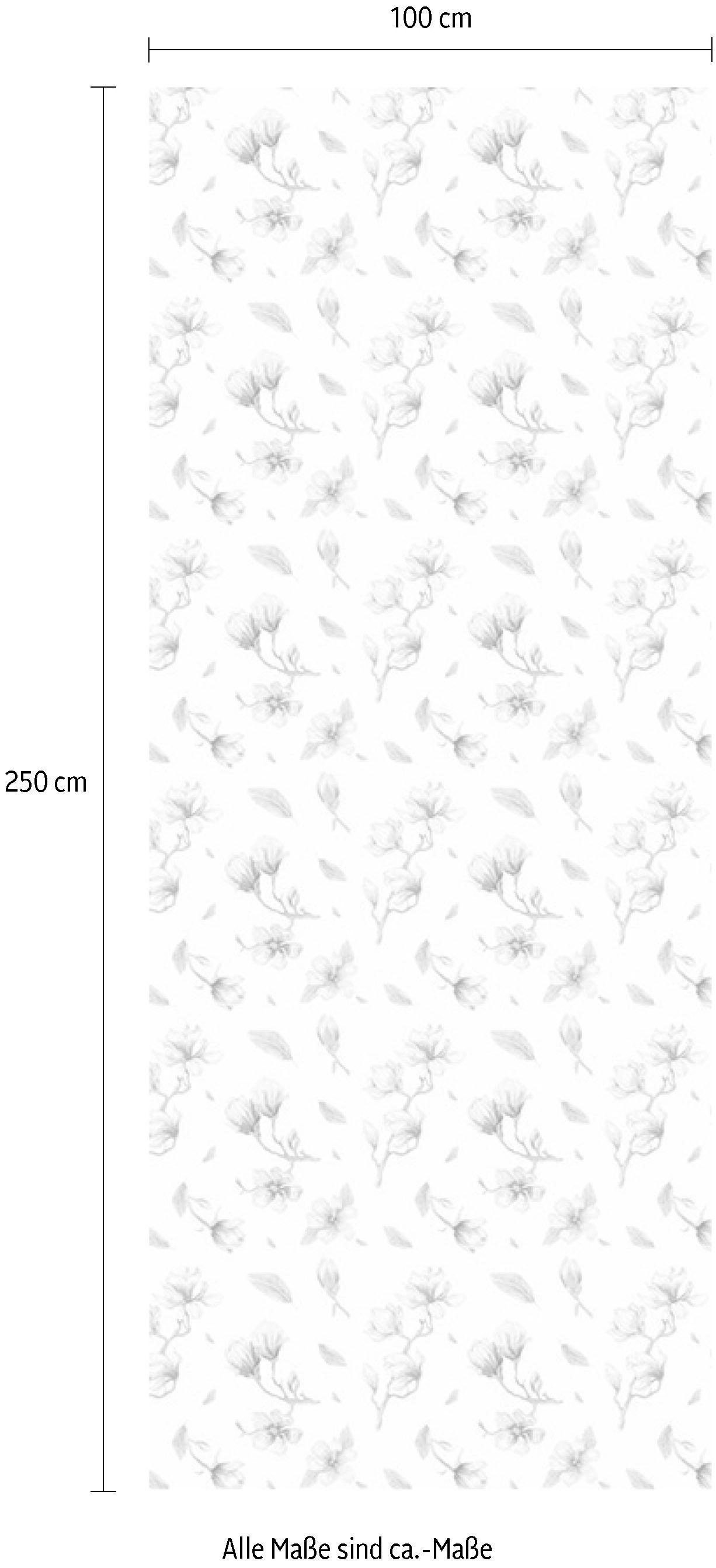 Komar Papier peint intissé »Magnolia Rappo« (Breite x Höhe), Vliestapete, 100 cm Bahnbreite