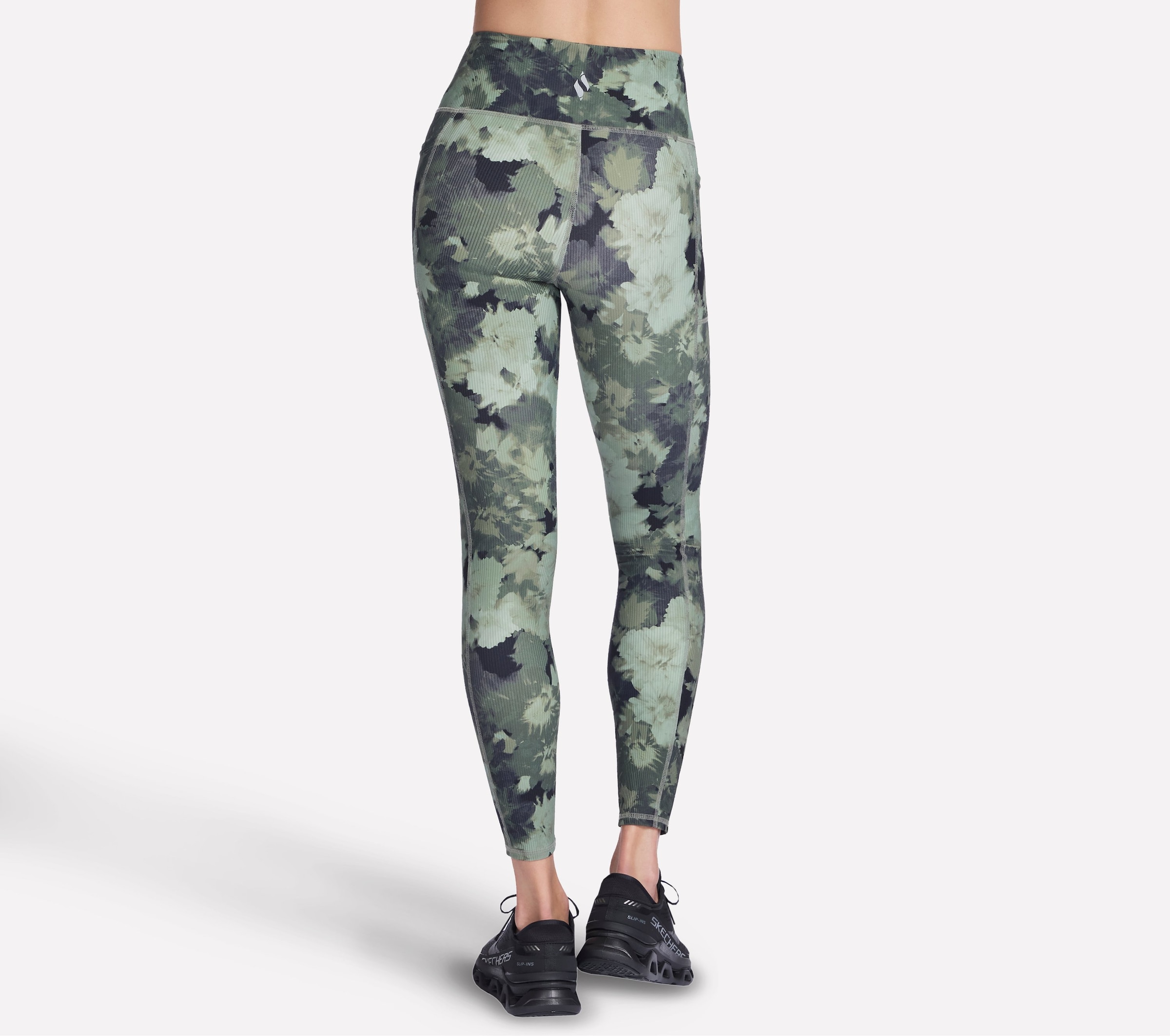 Skechers Leggings »GOFLEX RIB INBLOOM FL HW LEGGING«  avec imprimé floral intégral, design longueur totale