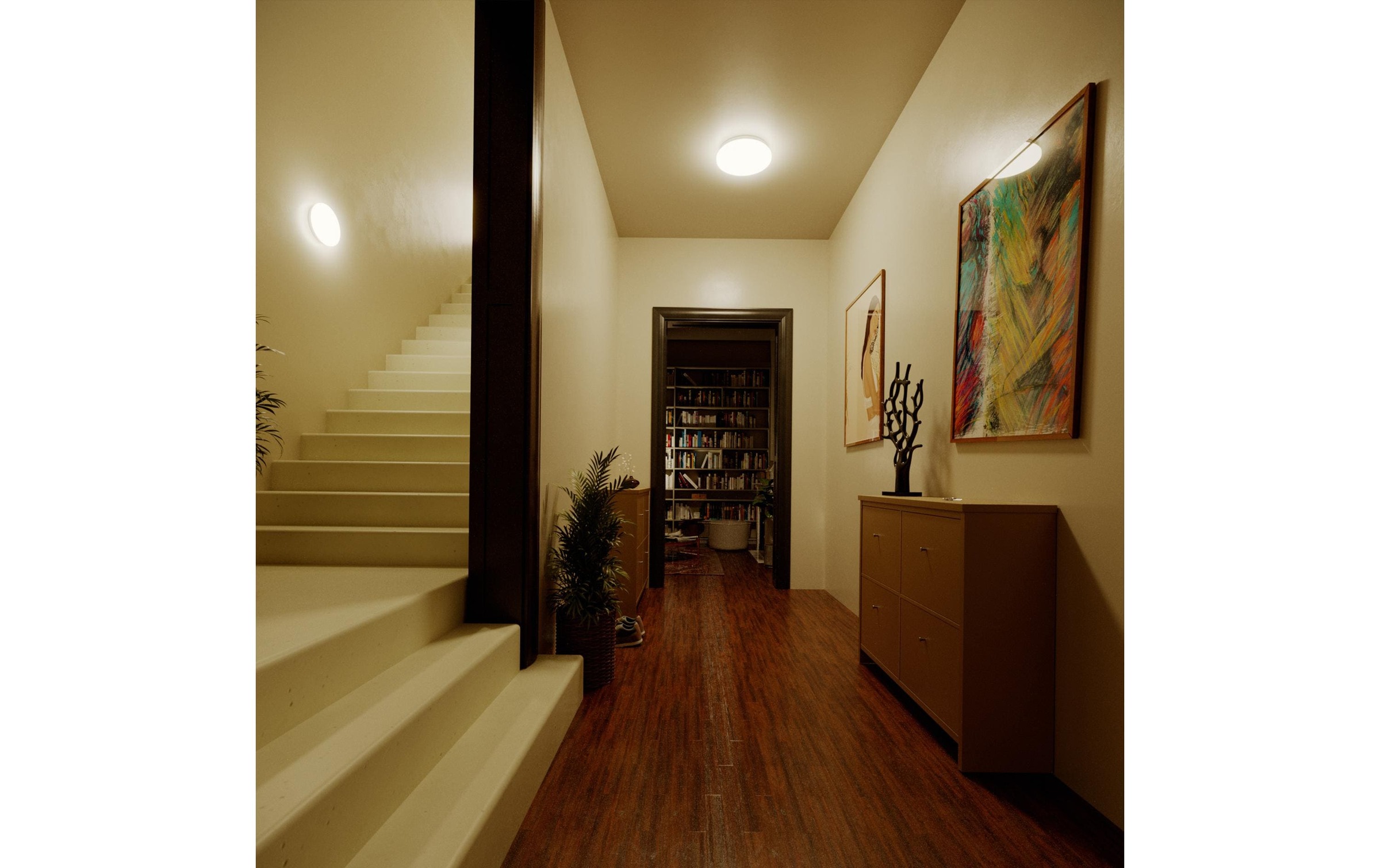 Philips LED Deckenleuchte »Acuna mit Sensor 2700K, 2500 Lumen«, 1 flammig