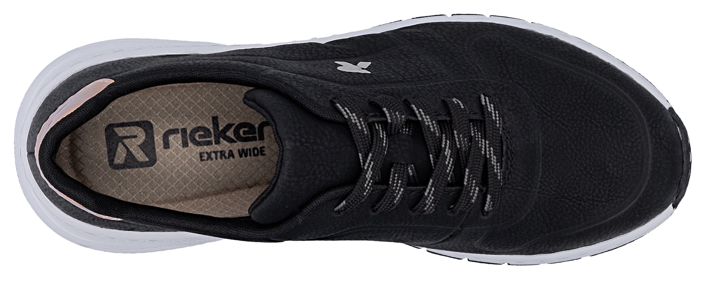 Rieker Sneakers  mit MemoSoft-Innensohle, Freizeitschuh, Halbschuh, Schnürschuh