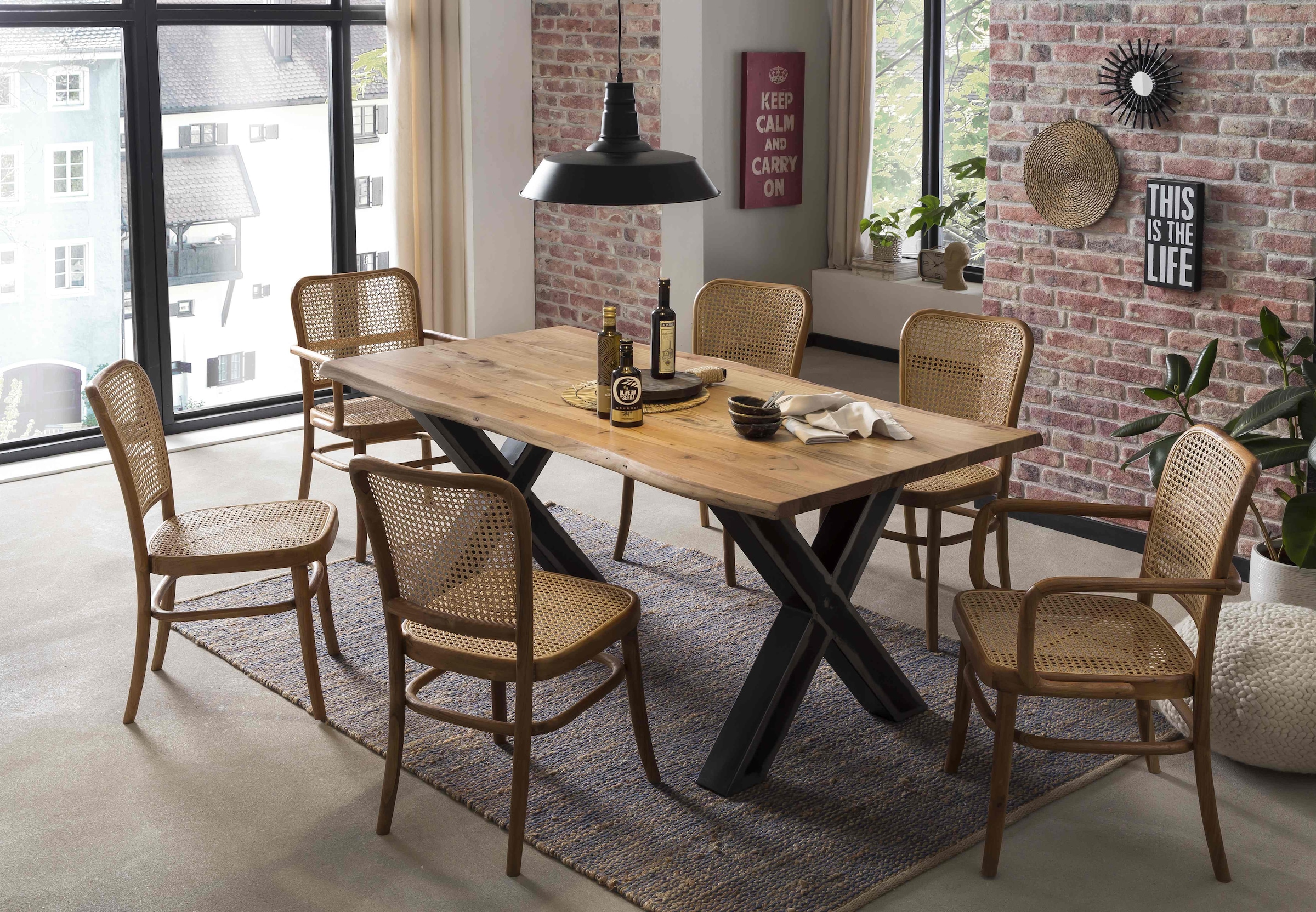 SIT Tischbein 1 Stk. tlg. im Used-Look