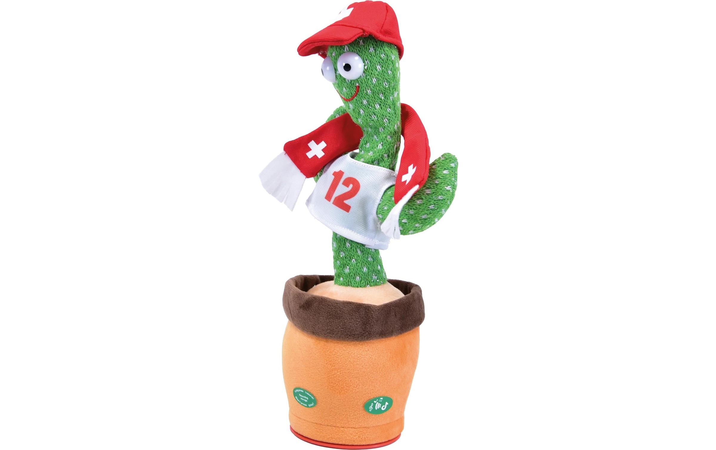  Plüschfigur »Max Bersinger Kaktus Schweizer WM Fan 32 cm«