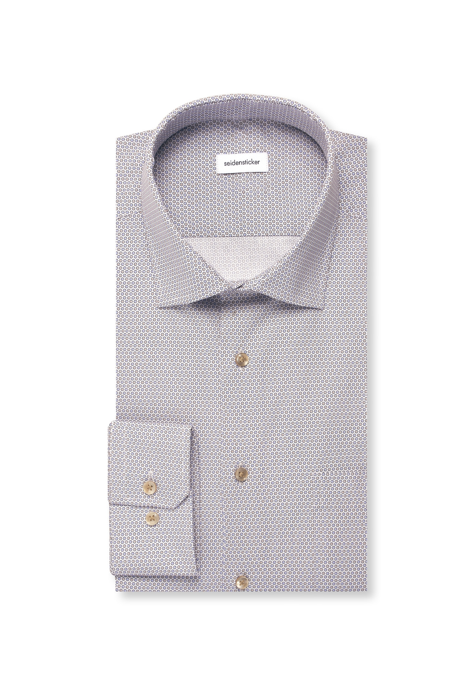 seidensticker Chemise d'affaires »Regular« Regular 1/1 Kentkragen Druck