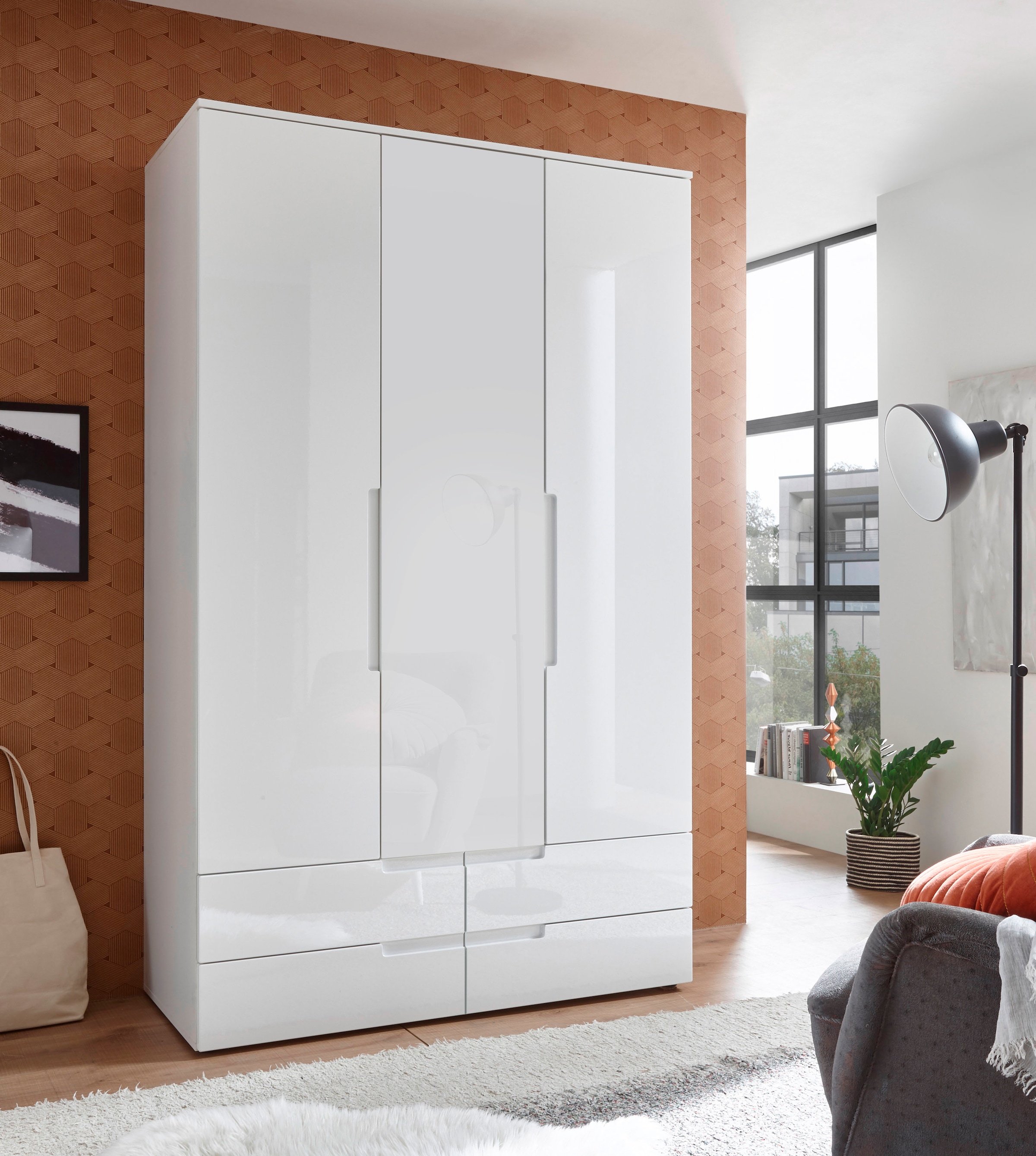 Image of Schlafkontor Drehtürenschrank »Spice«, mit Hochglanzfront bei Ackermann Versand Schweiz