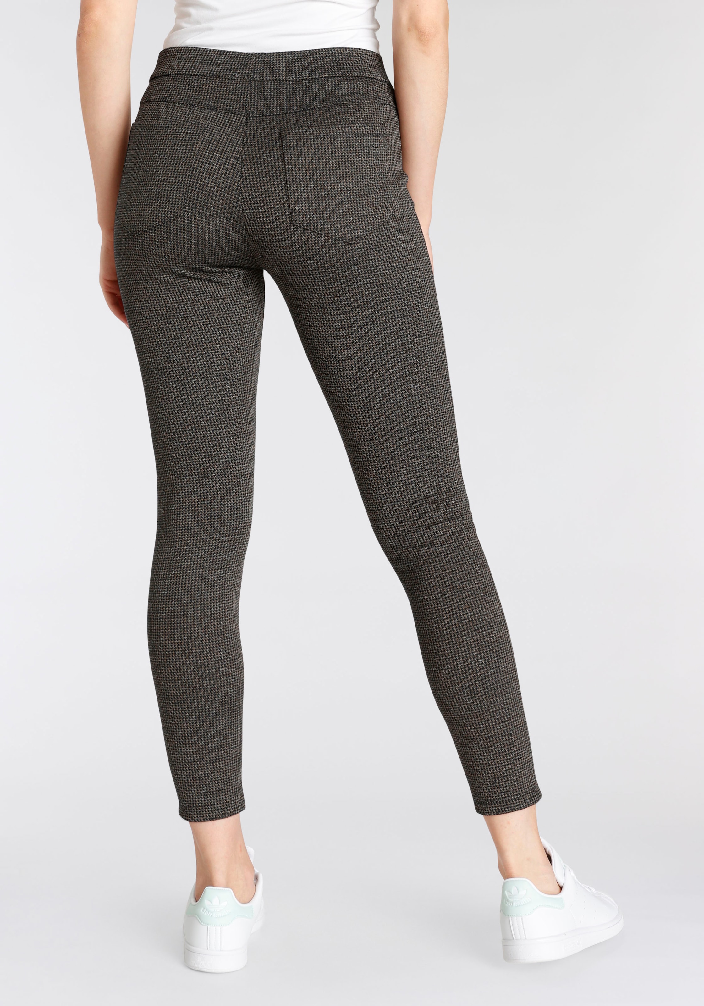 LASCANA Leggings, mit Ajour Karomuster