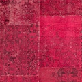 morgenland Teppich »Patchwork - 297 x 200 cm - rot«, rechteckig, 7 mm Höhe, Wohnzimmer, Handgeknüpft, Einzelstück mit Zertifikat