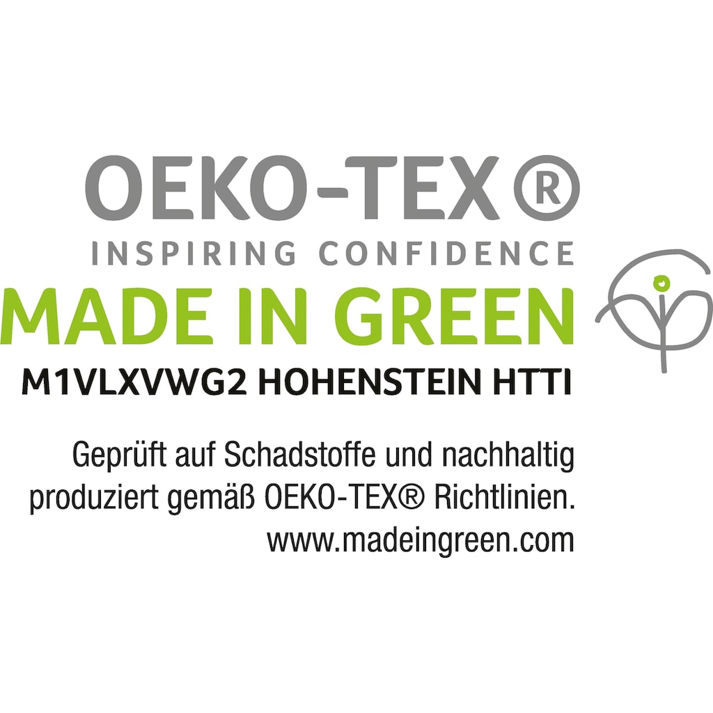 SETEX Bettwäsche »Setex Halbleinen«, (2 tlg.), Halbleinen Qualität (55% Leinen, 45% Baumwolle), mit Reissverschluss