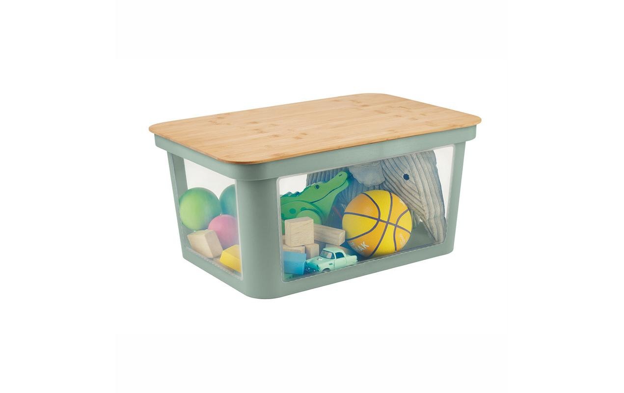 Image of Rotho Babydesign Aufbewahrungsbox "Spielzeugbox PINA 45 l Sage"