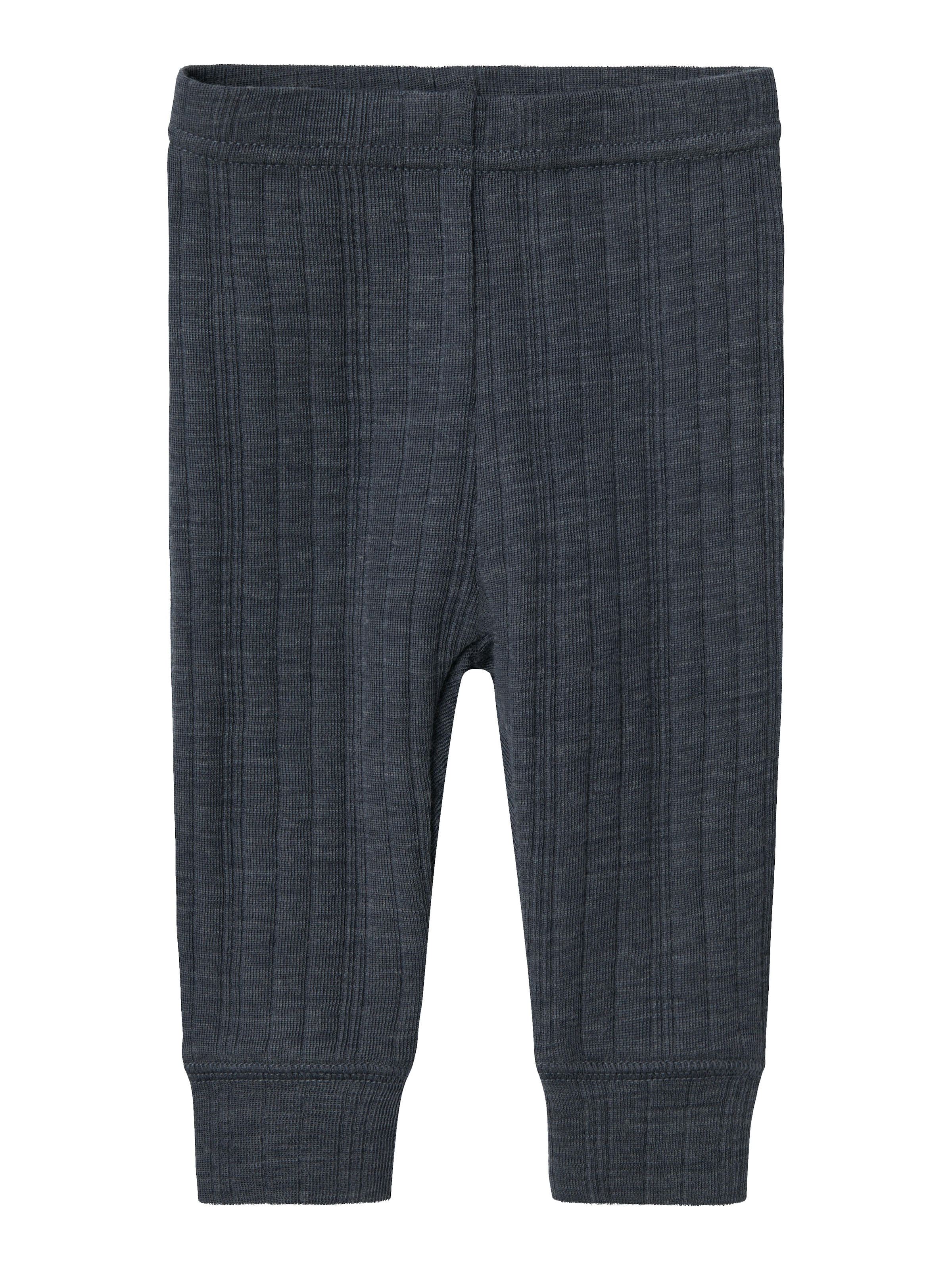 Image of Name It Leggings "NBMWANG WOOL NEEDLE LONGJOHN SOLID NOOS" aus reiner Merinowolle