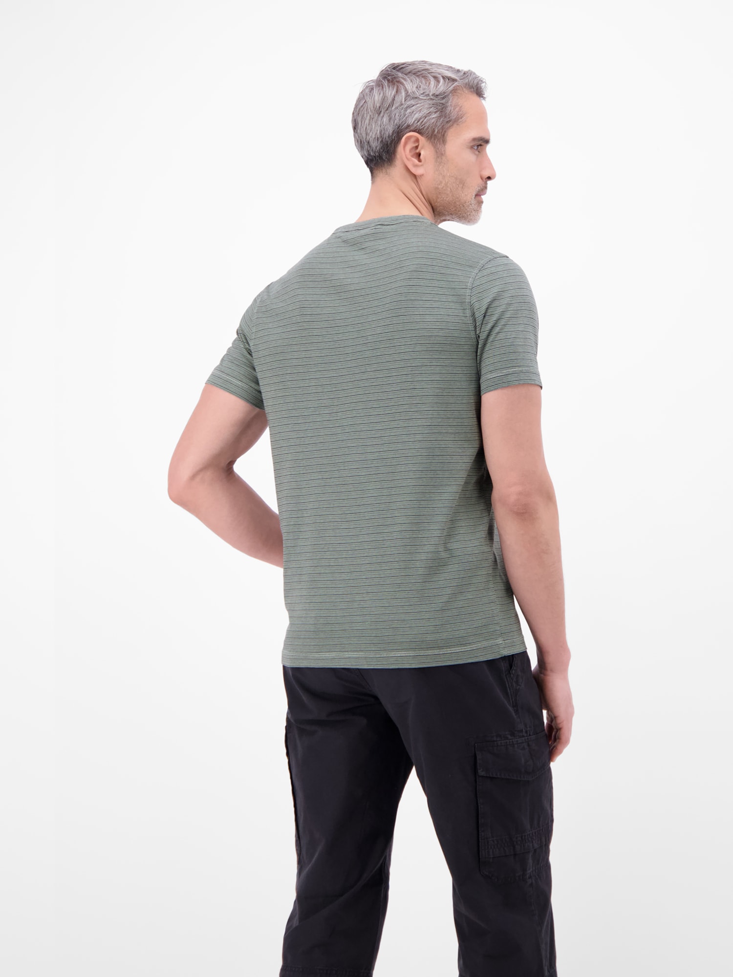 LERROS T-shirt à manches courtes avec col Serafino