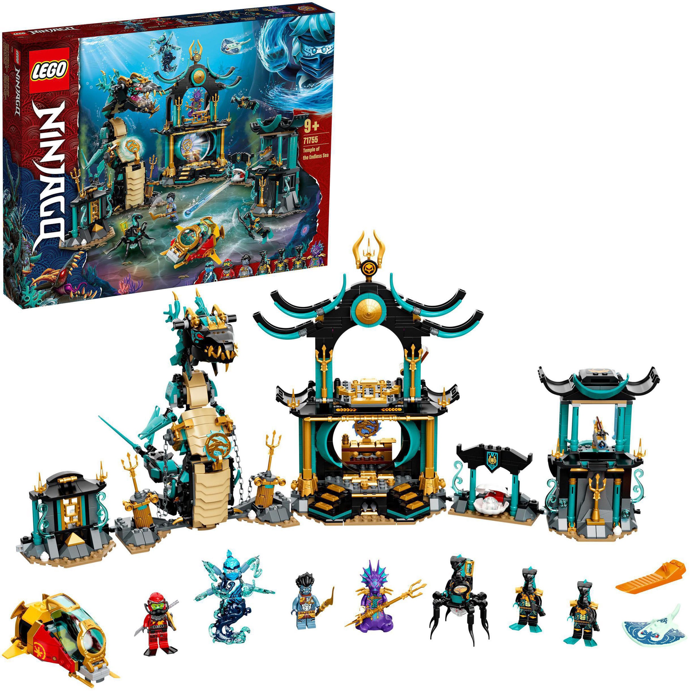 Image of LEGO® Konstruktionsspielsteine »Tempel des unendlichen Ozeans (71755), LEGO® NINJAGO®«, (1060 St.), Made in Europe bei Ackermann Versand Schweiz