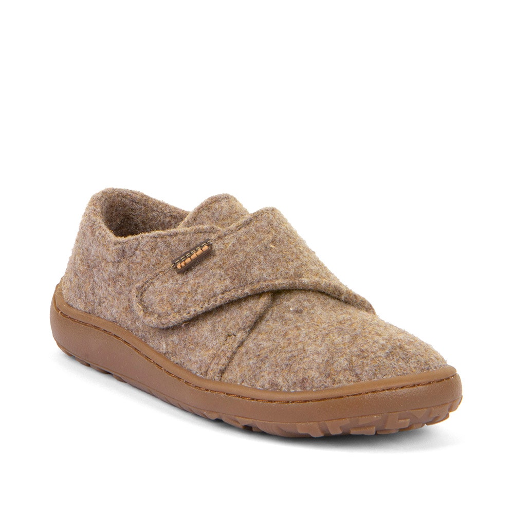 froddo® Hausschuh »BAREFOOT WOOLY«  barfoot Klettschuh für zu Hause, Kindergartenschuh mit Wollfutter