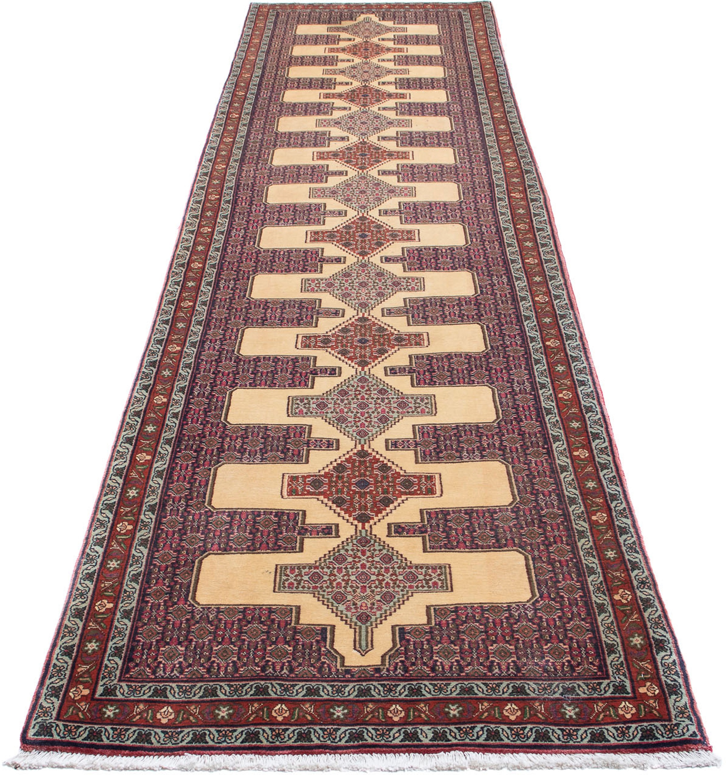 Image of morgenland Orientteppich »Perser - Classic - 381 x 86 cm - mehrfarbig«, rechteckig, 15 mm Höhe, Wohnzimmer, Handgeknüpft, Einzelstück mit Zertifikat bei Ackermann Versand Schweiz