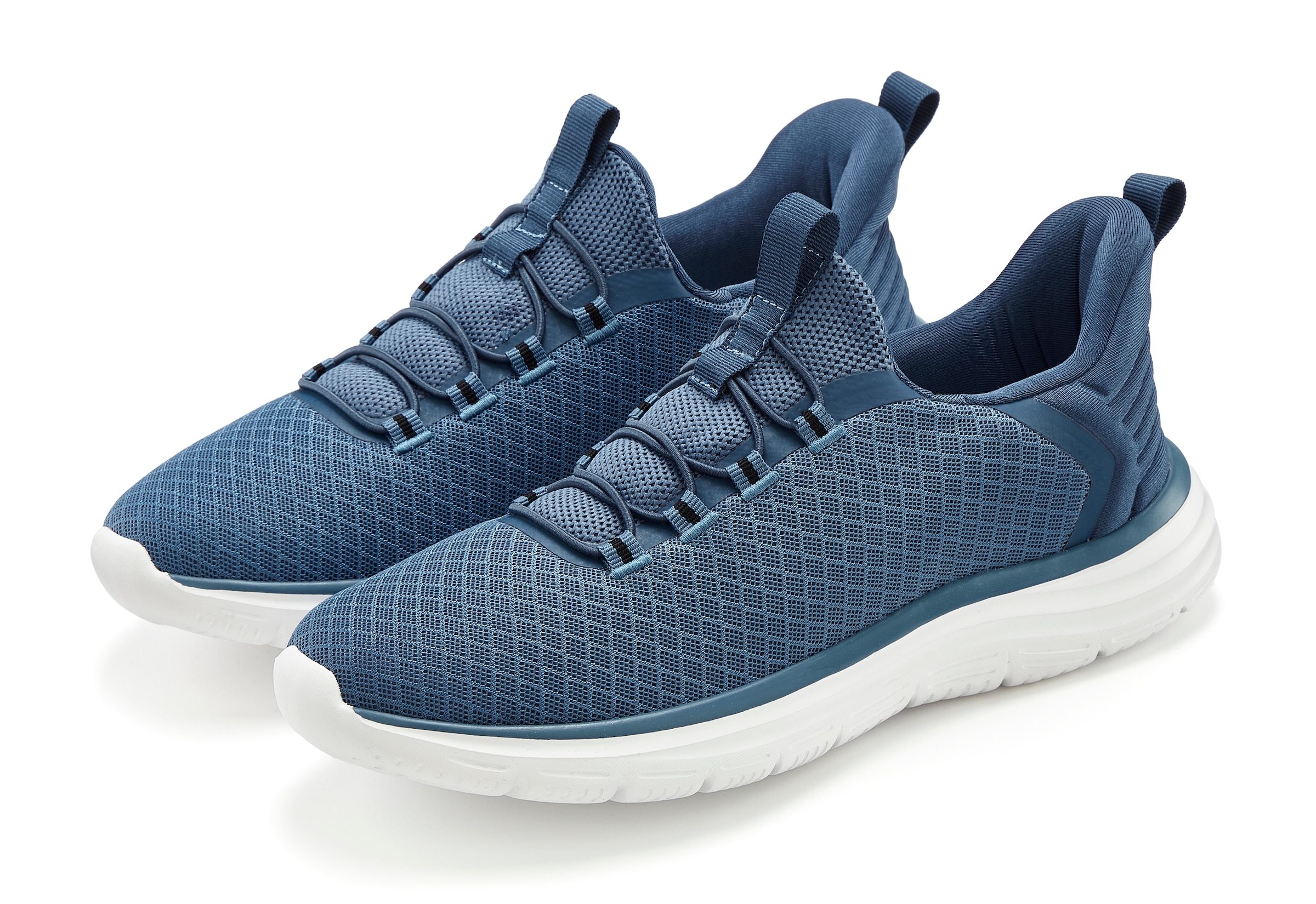 Image of John Devin Sneaker "Halbschuhe, Freizeitschuhe, Turnschuh, Slip-On-Sneaker" mit elastischen Bändern für schnelles Reinschlüpfen, Unisex VEGAN