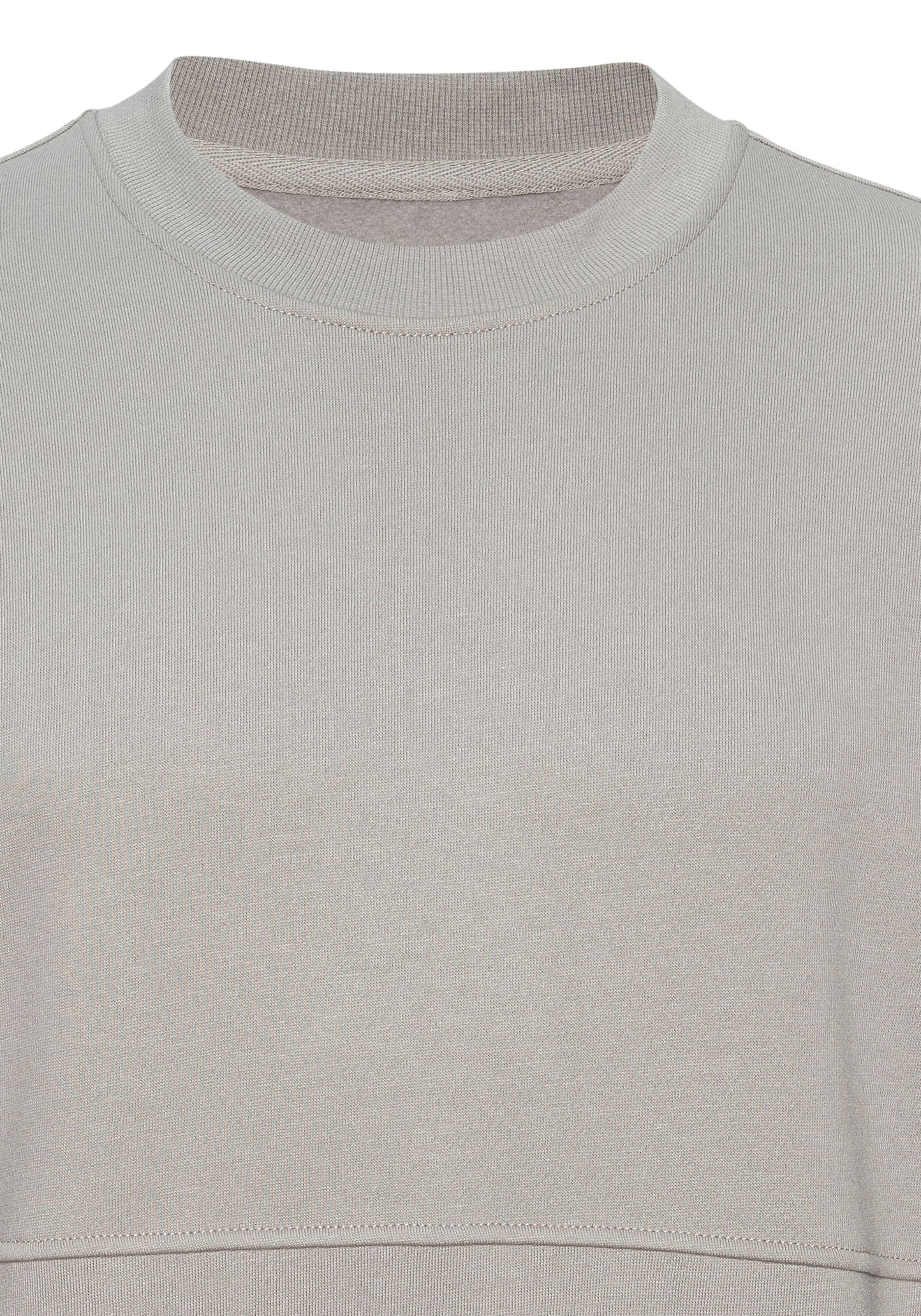 John Devin Sweat-shirt »- Pullover mit modischen Teilungsnähten«, Langarm, Sweatshirt mit Rundhals, Baumwollmischung
