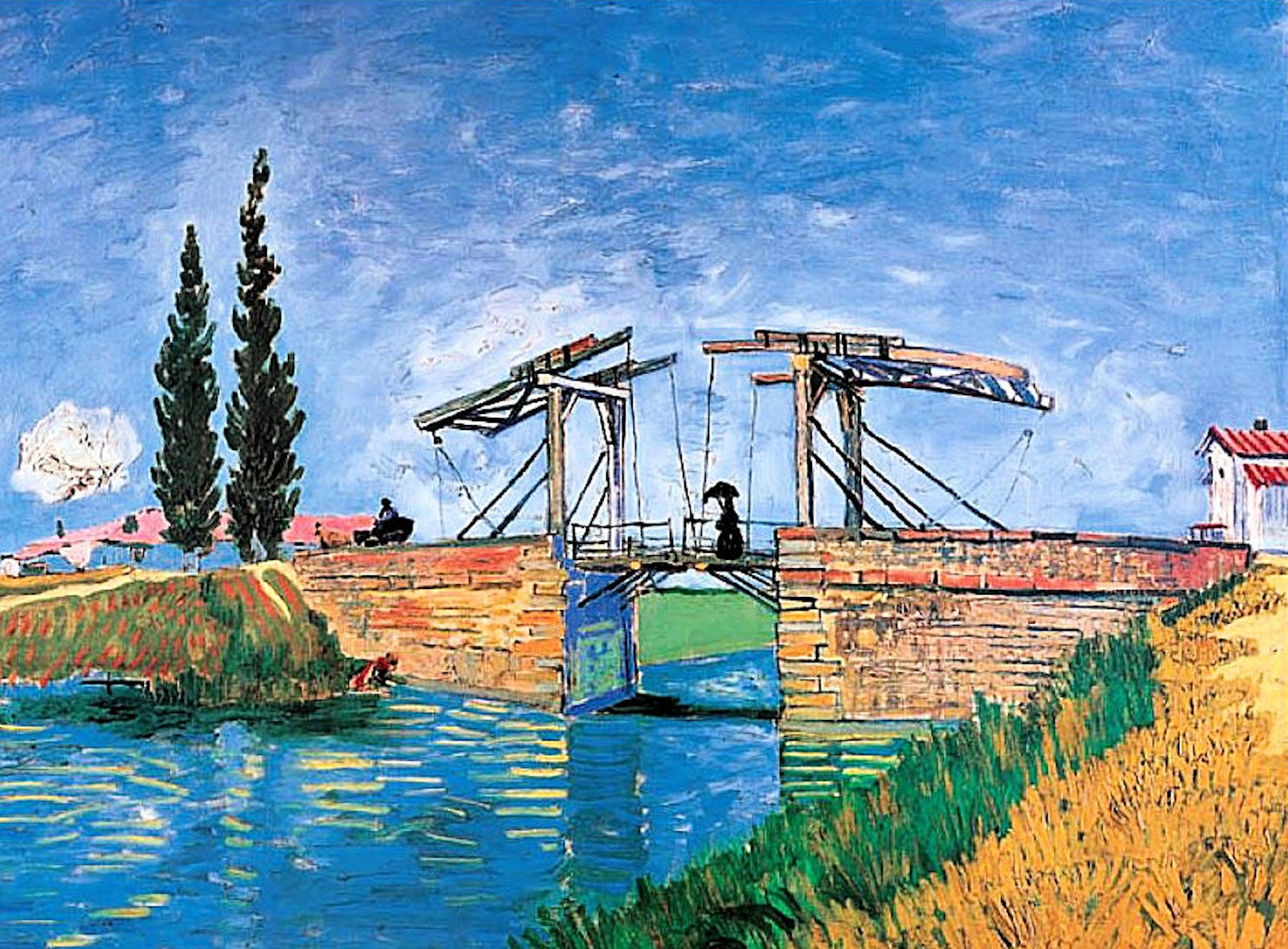 Image of my home Kunstdruck »VAN GOGH / Die Brücke von Langlois«, (1 St.) bei Ackermann Versand Schweiz