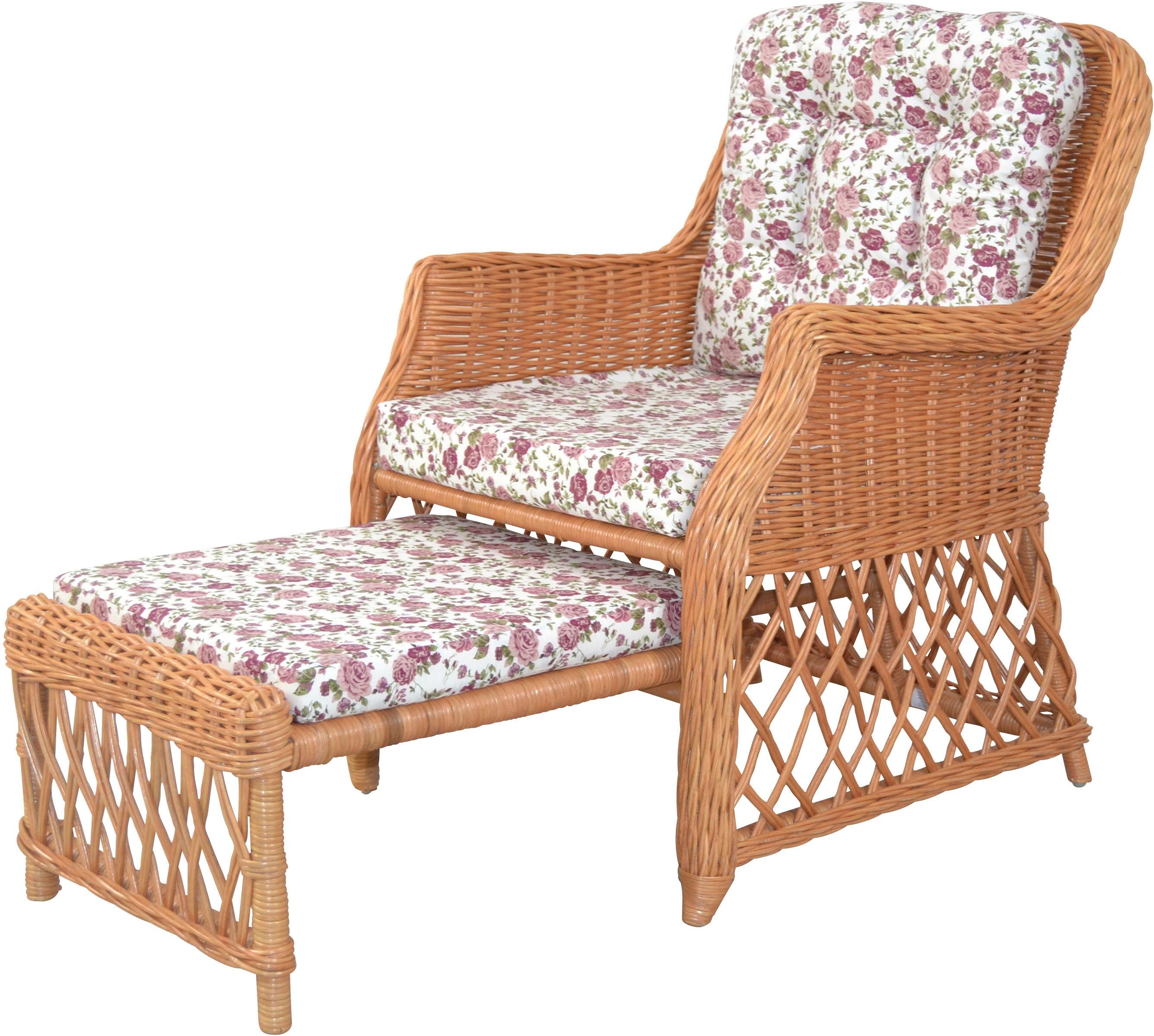 Home affaire Rattanstuhl, Handarbeit, Masse (B/T/H): (67/75/91)