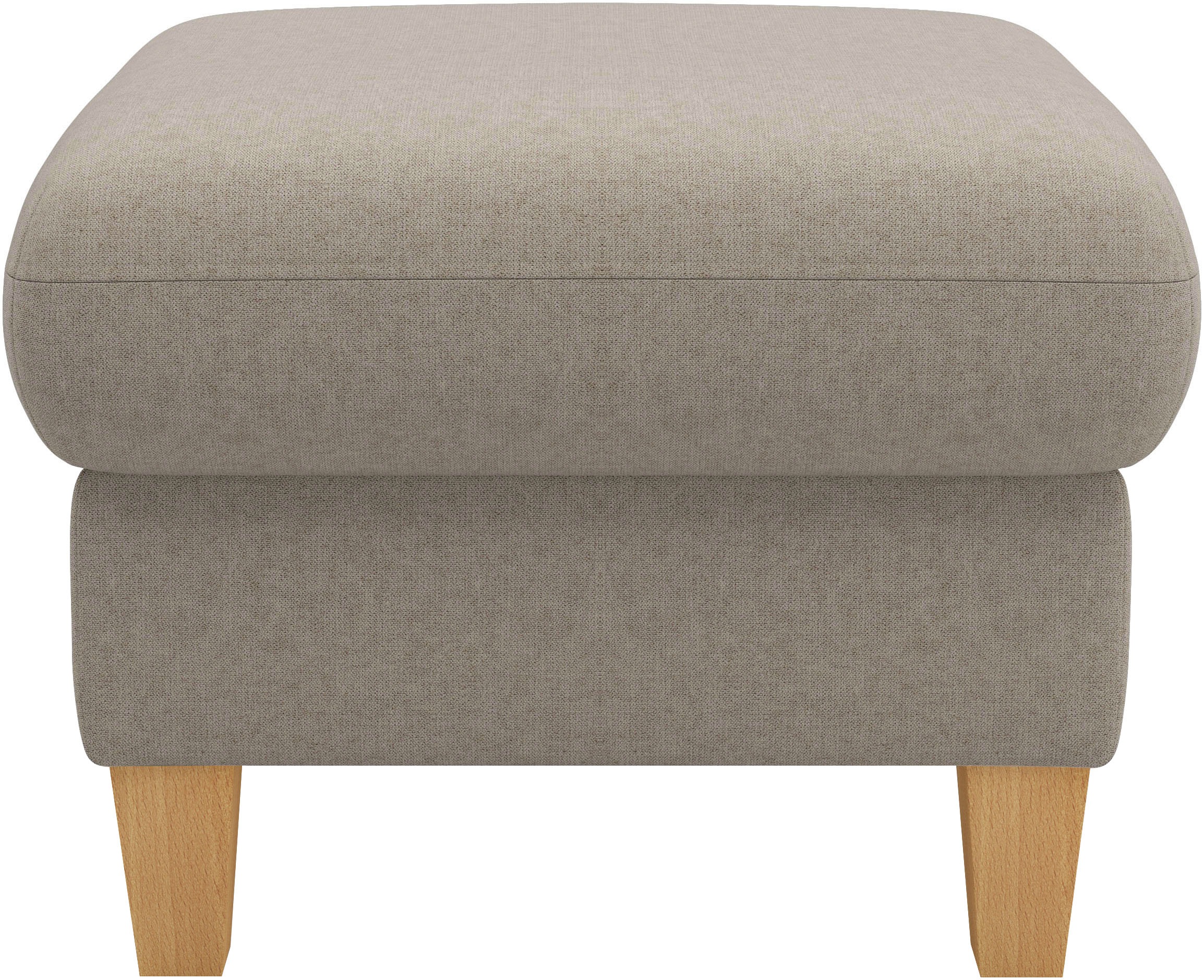 Home affaire Polsterhocker »Rochelle« 1 Stk. tlg. Massive 12 cm Holzbeine