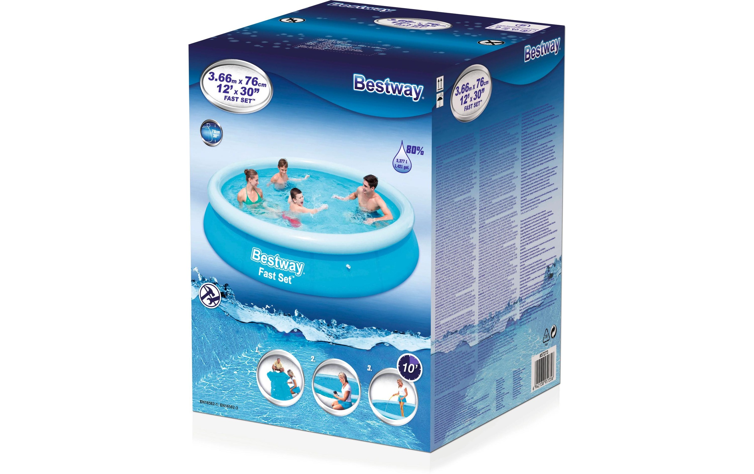 Bestway Pool »Fast Set 305 x 76 cm«