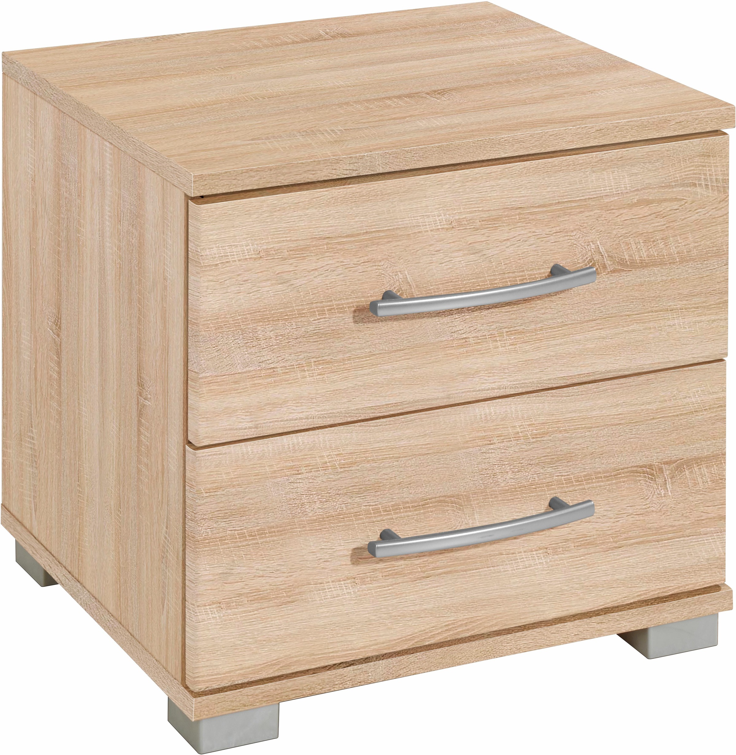 priess Nachtkonsole "Husum Nachtkonsole in premium Qualität Schlafzimmer Schrank" mit 2 Schubkästen Nachtschrank Beistellschrank Nachtschränkchen