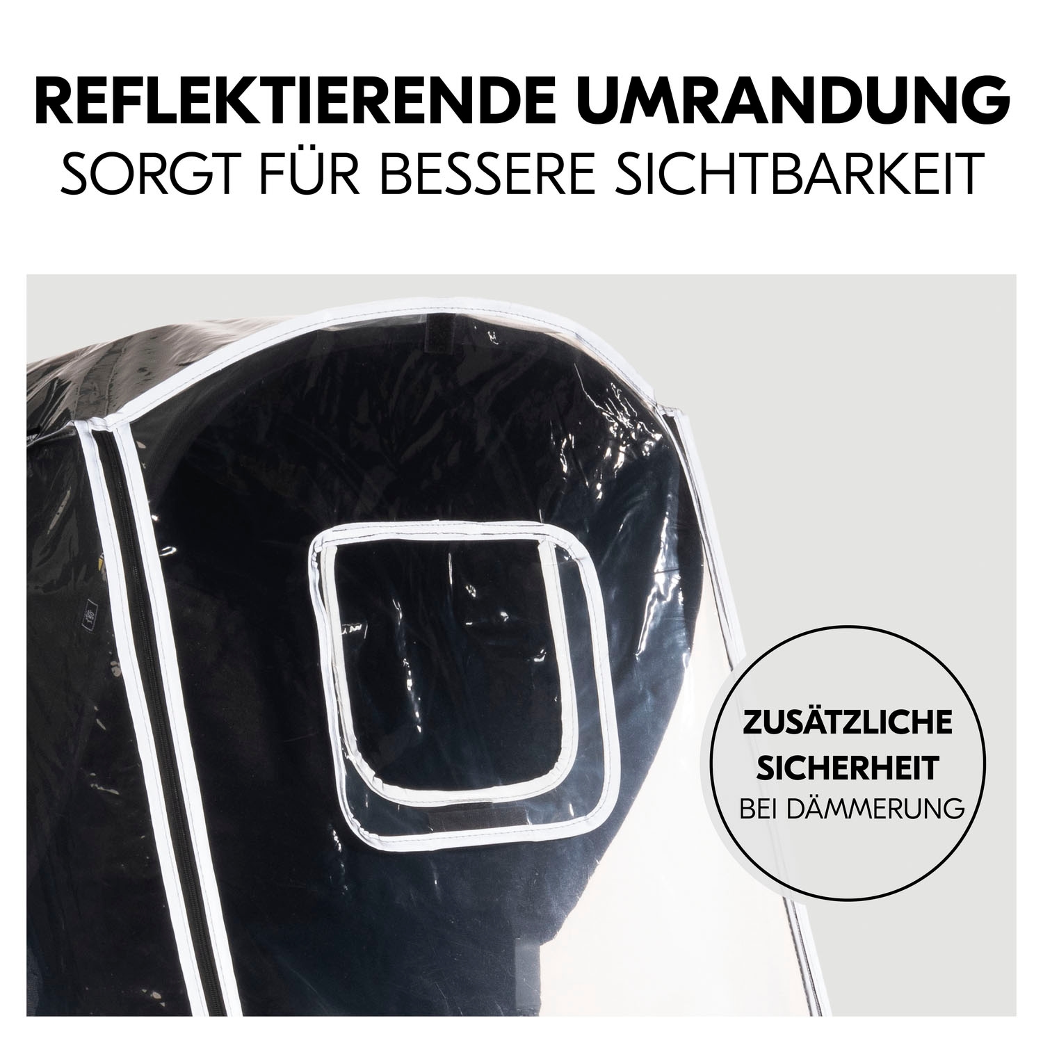 Hauck Kinderwagen-Regenschutzhülle »Pushchair Raincover 4W« für 4-Rad-Buggy