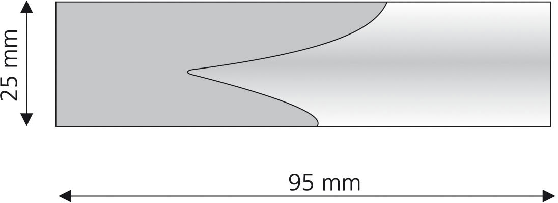 Liedeco Gardinenstangen-Endstück »Endstück, Endknopf edelstahl-optik "France" Rouen - 2 Stück«, (2 St.), Endstück, Endknopf Zylinder, 2 Stück