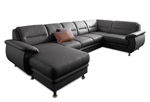 sit&more Wohnlandschaft »Mailand U-Form«, wahlweise mit Bettfunktion, frei im Raum stellbar