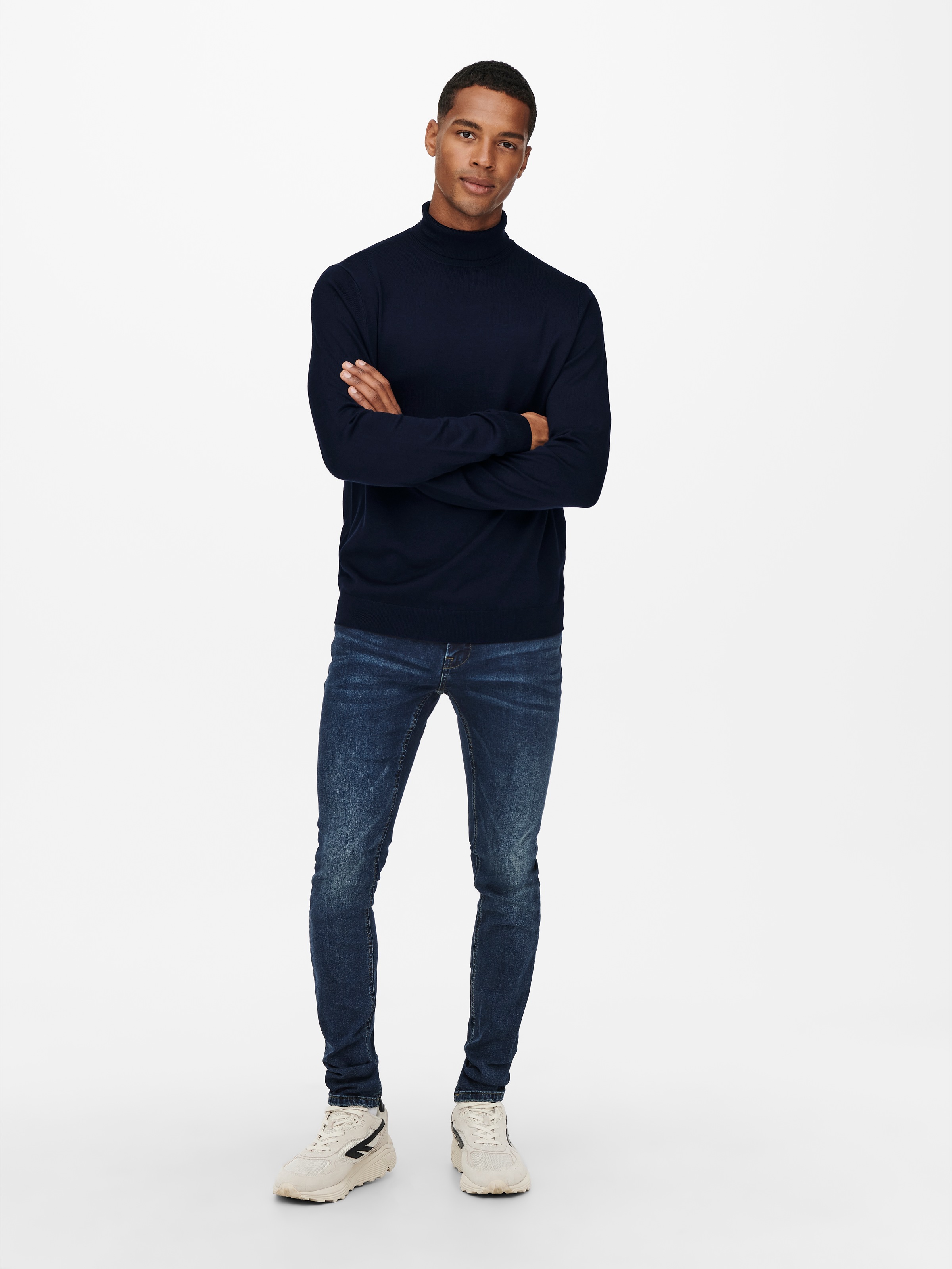 ONLY & SONS Rollkragenpullover »ONSWYLER LIFE REG ROLL NECK KNIT NOOS«