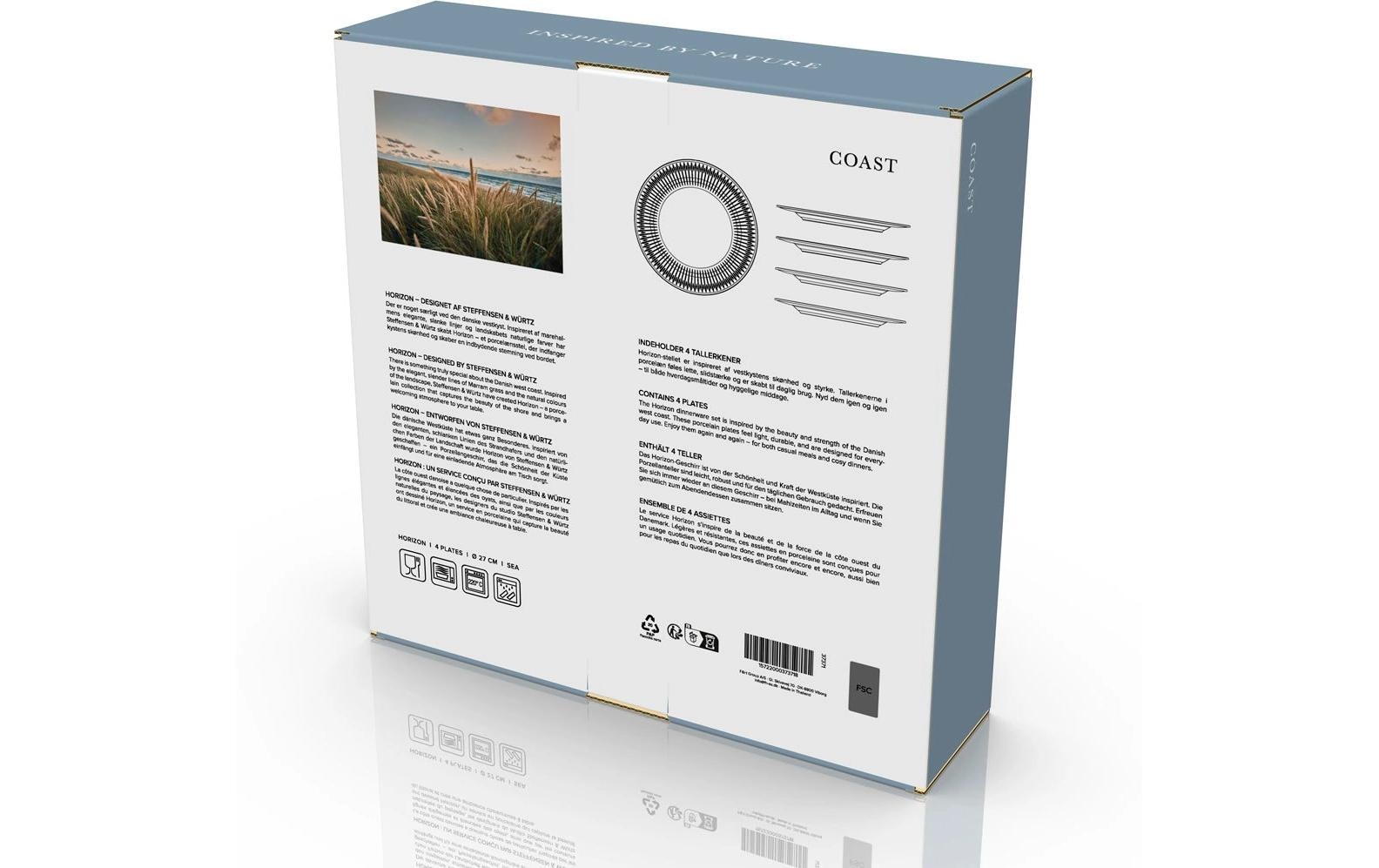 coast Speiseteller »Horizon, 27 cm, 4 Stück«