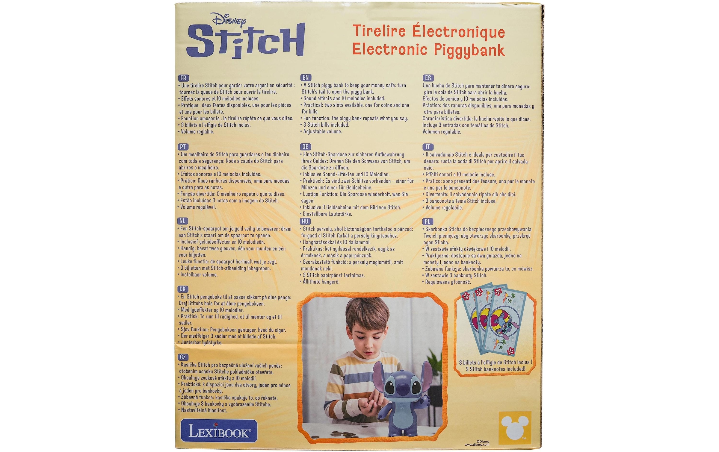 Lexibook® Tirelire »Stitch«