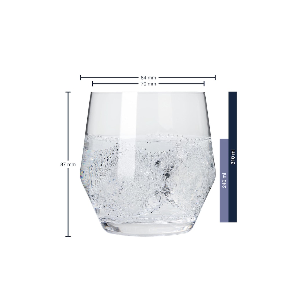 LEONARDO Whiskyglas »Puccini 310 ml«, (6 tlg.)