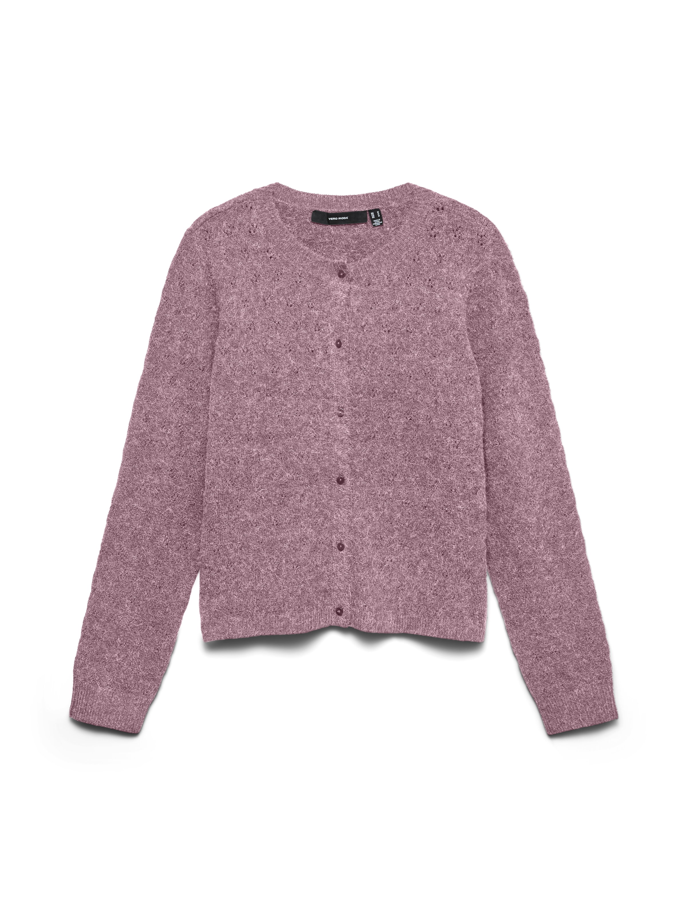 Vero Moda Strickjacke »VMDOFFY STITCH LS O-NECK CARDIGAN NOOS« Materialmix, regular fit