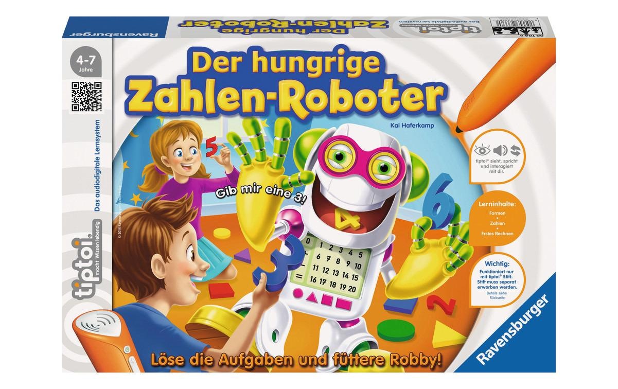 Image of Ravensburger Spiel »tiptoi Spiel Der hungrige Zahlenroboter« bei Ackermann Versand Schweiz
