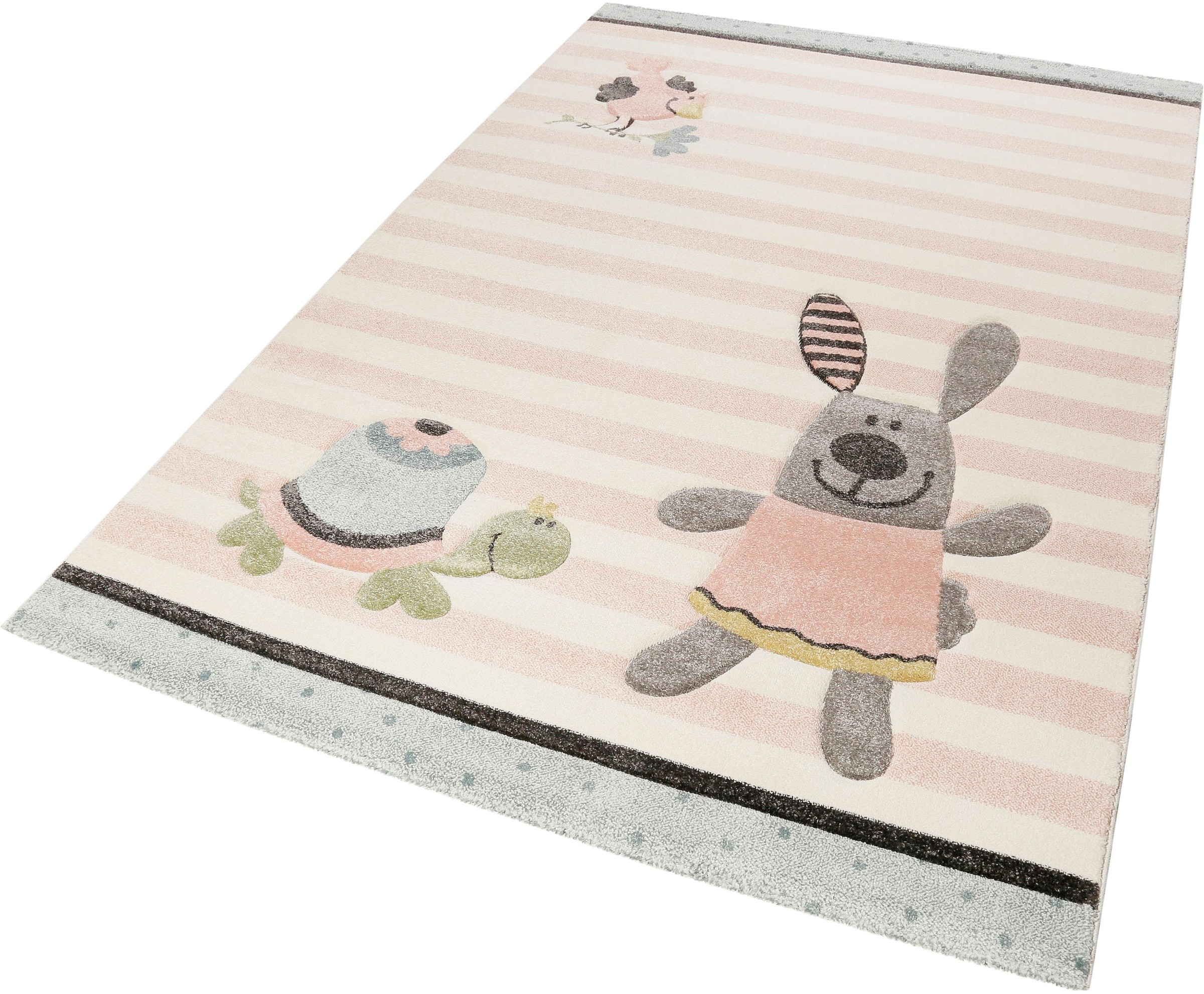 Image of Sigikid Kinderteppich »Happy Friends«, rechteckig, 13 mm Höhe bei Ackermann Versand Schweiz